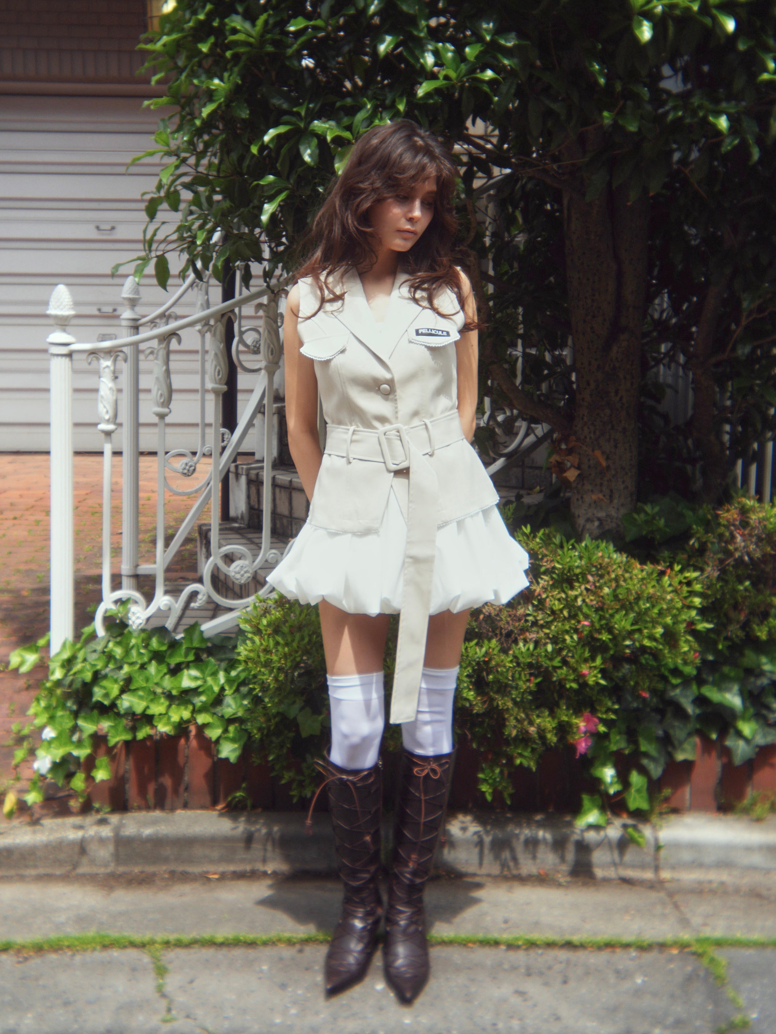 trench blouse jacket