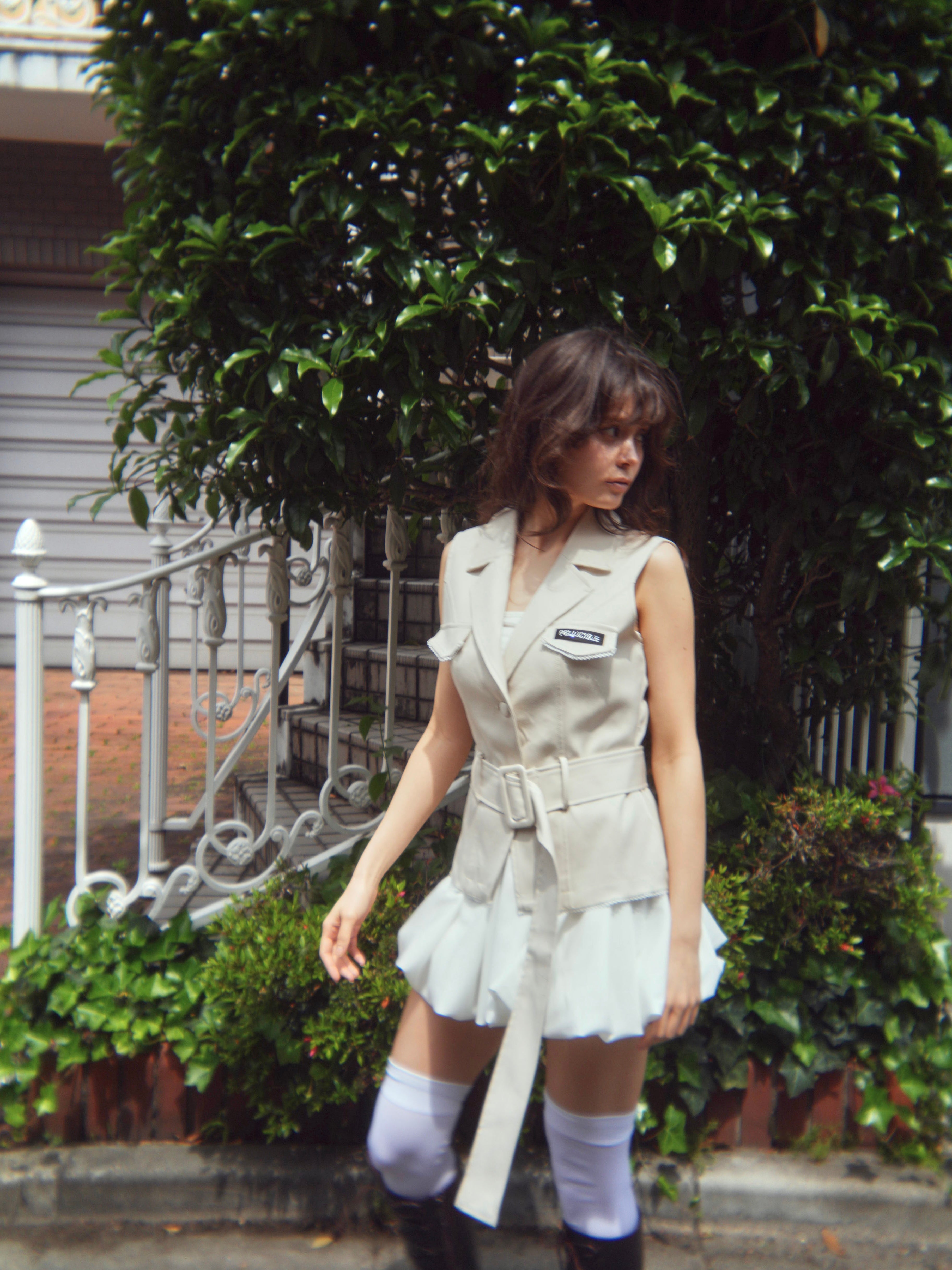 PELLICULE ペリキュール trench blouse jacket trench blouse jacket