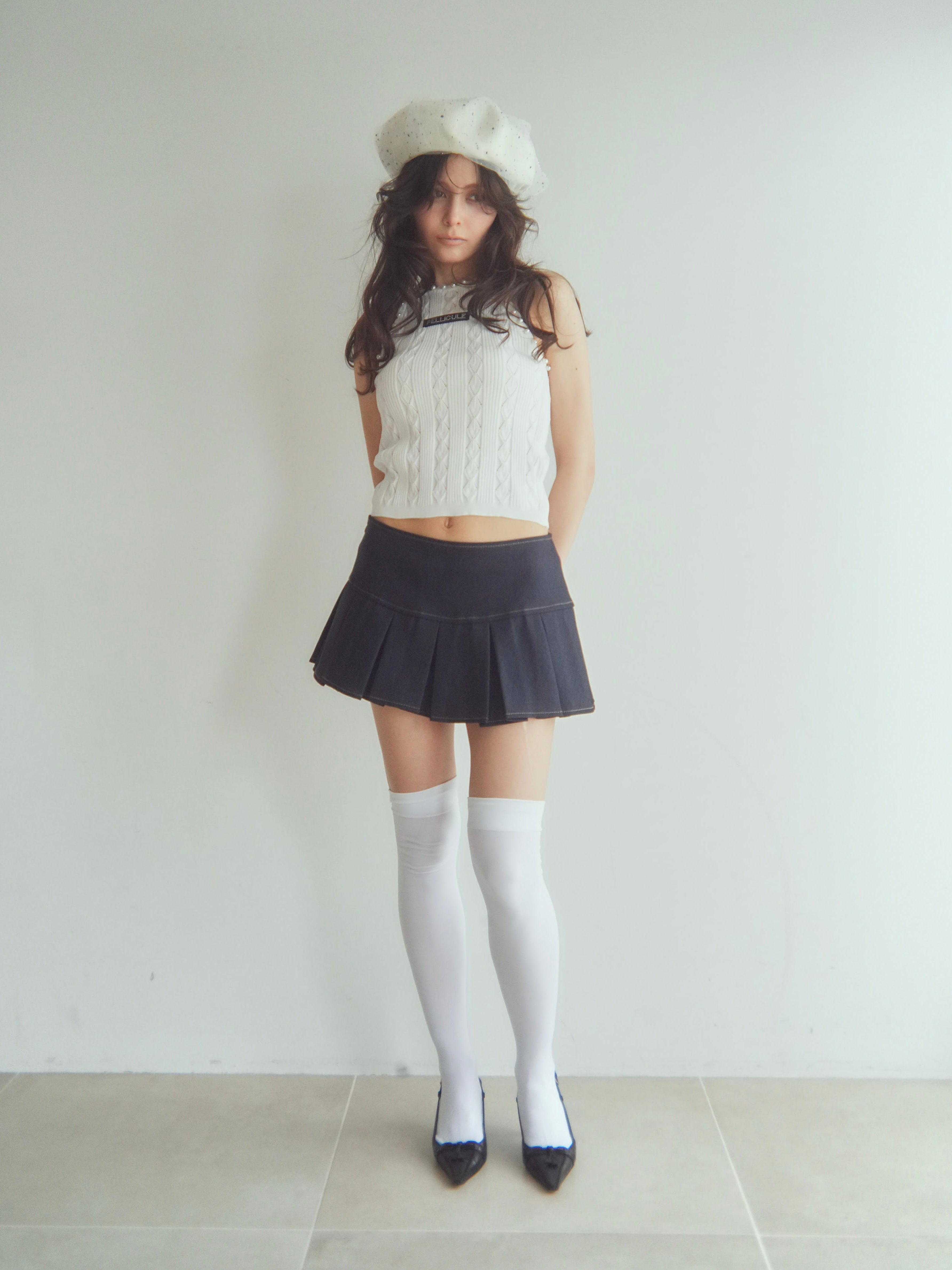 tulle bijou beret
