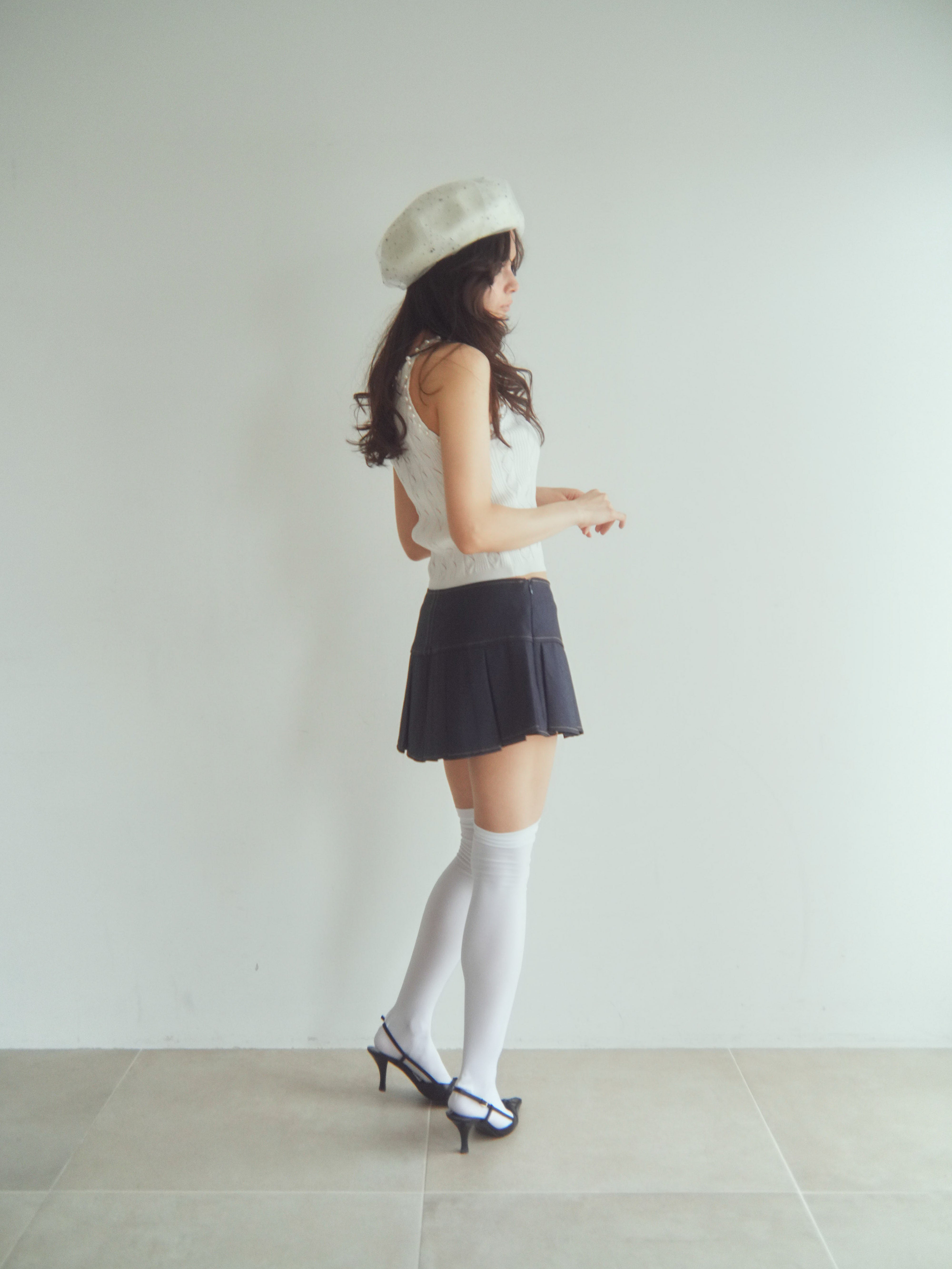 tulle bijou beret