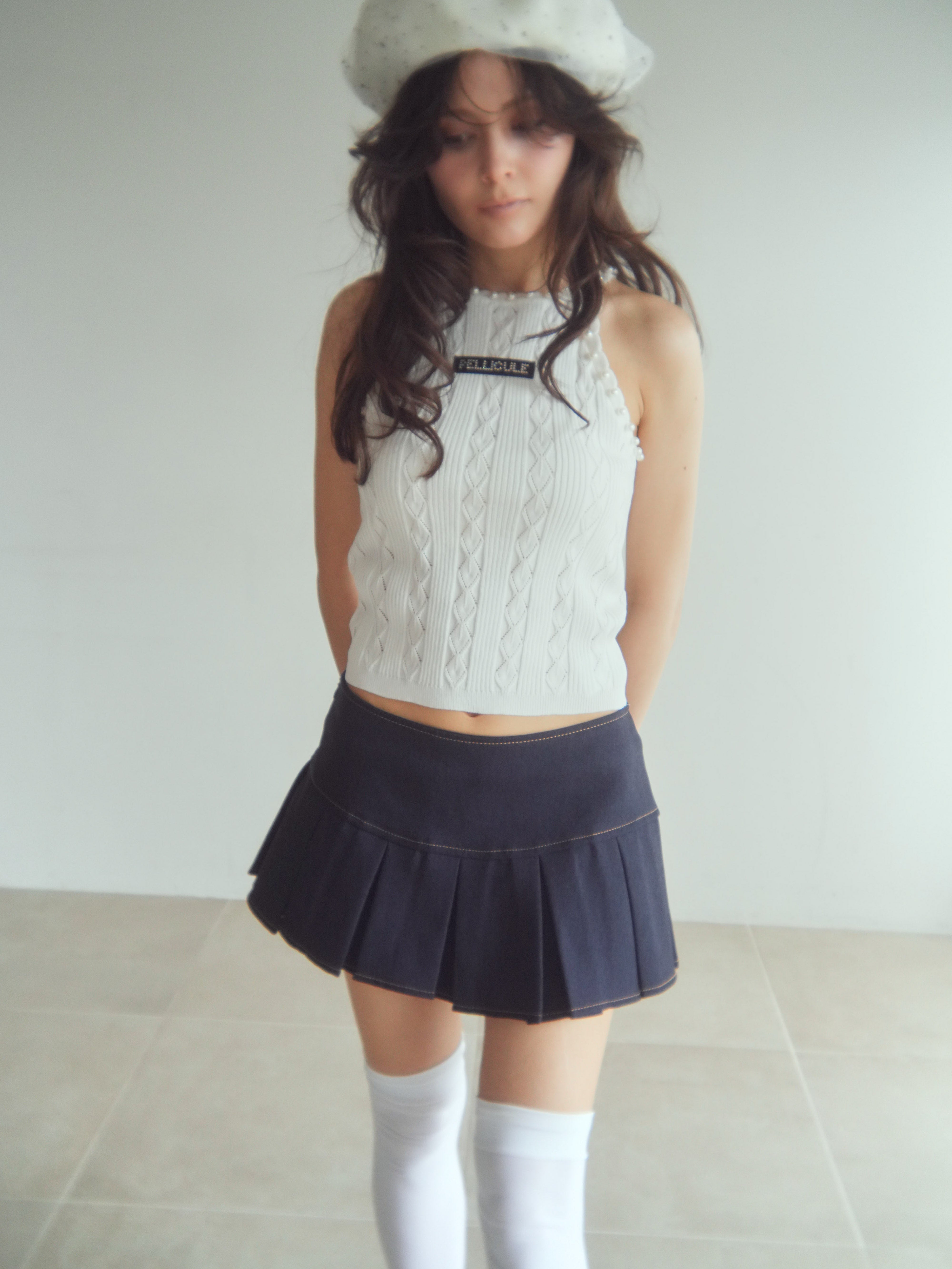 tulle bijou beret