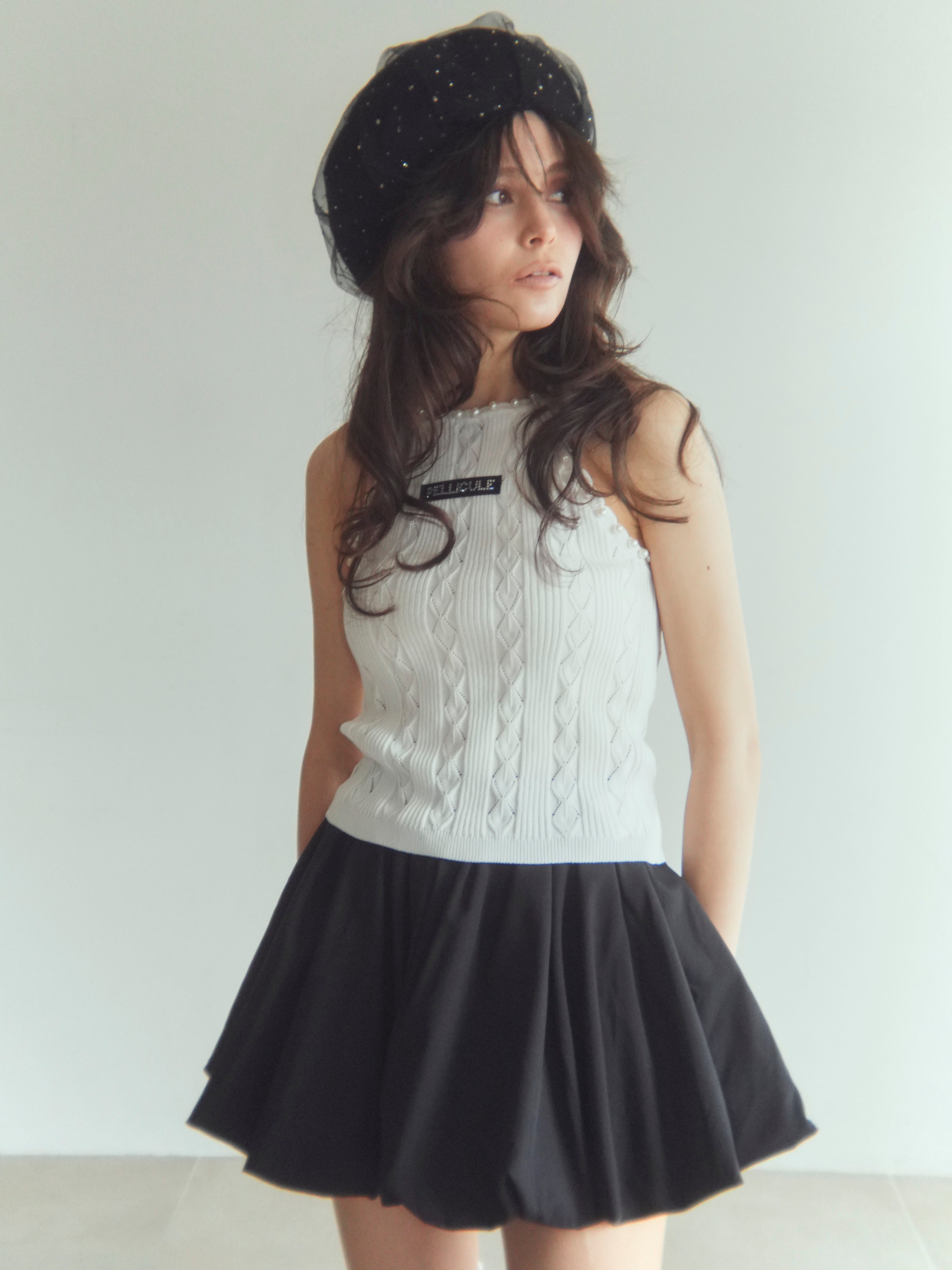 tulle bijou beret