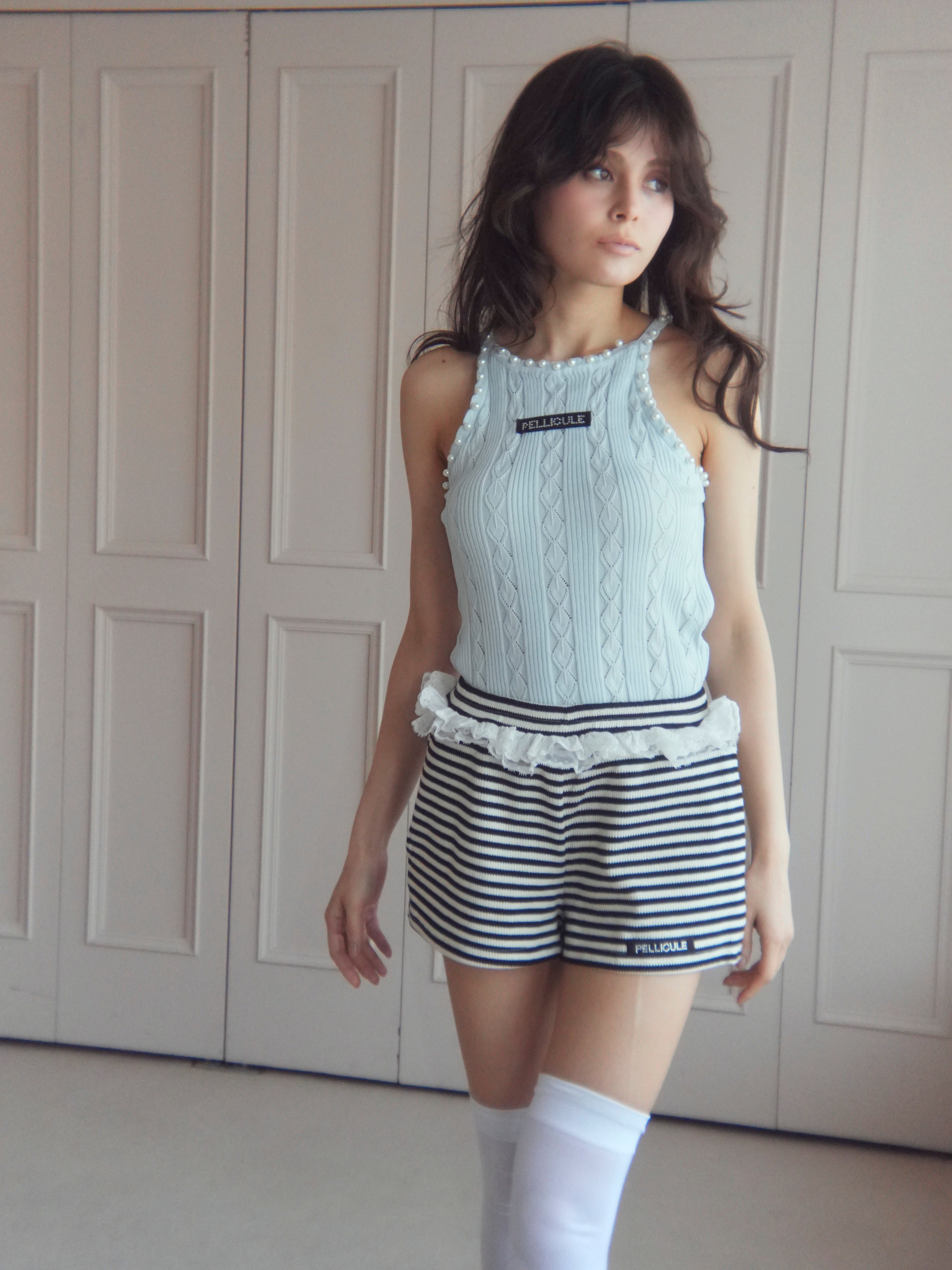 【即日発送】pellicule waistfrill BD shortpants waistfrill BD short pants｜PELLICULE | ぺリキュール