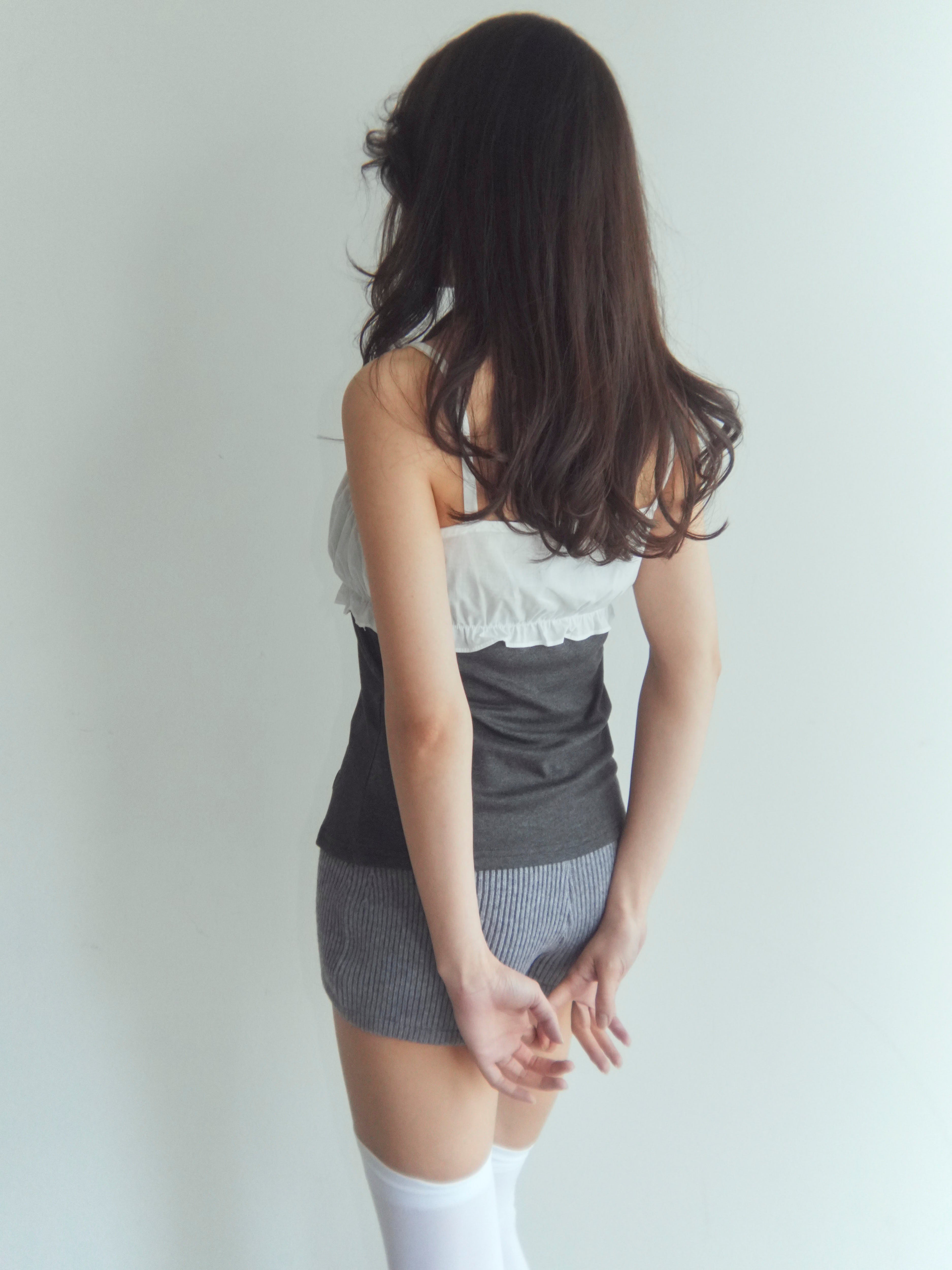 frontgather halter camisole