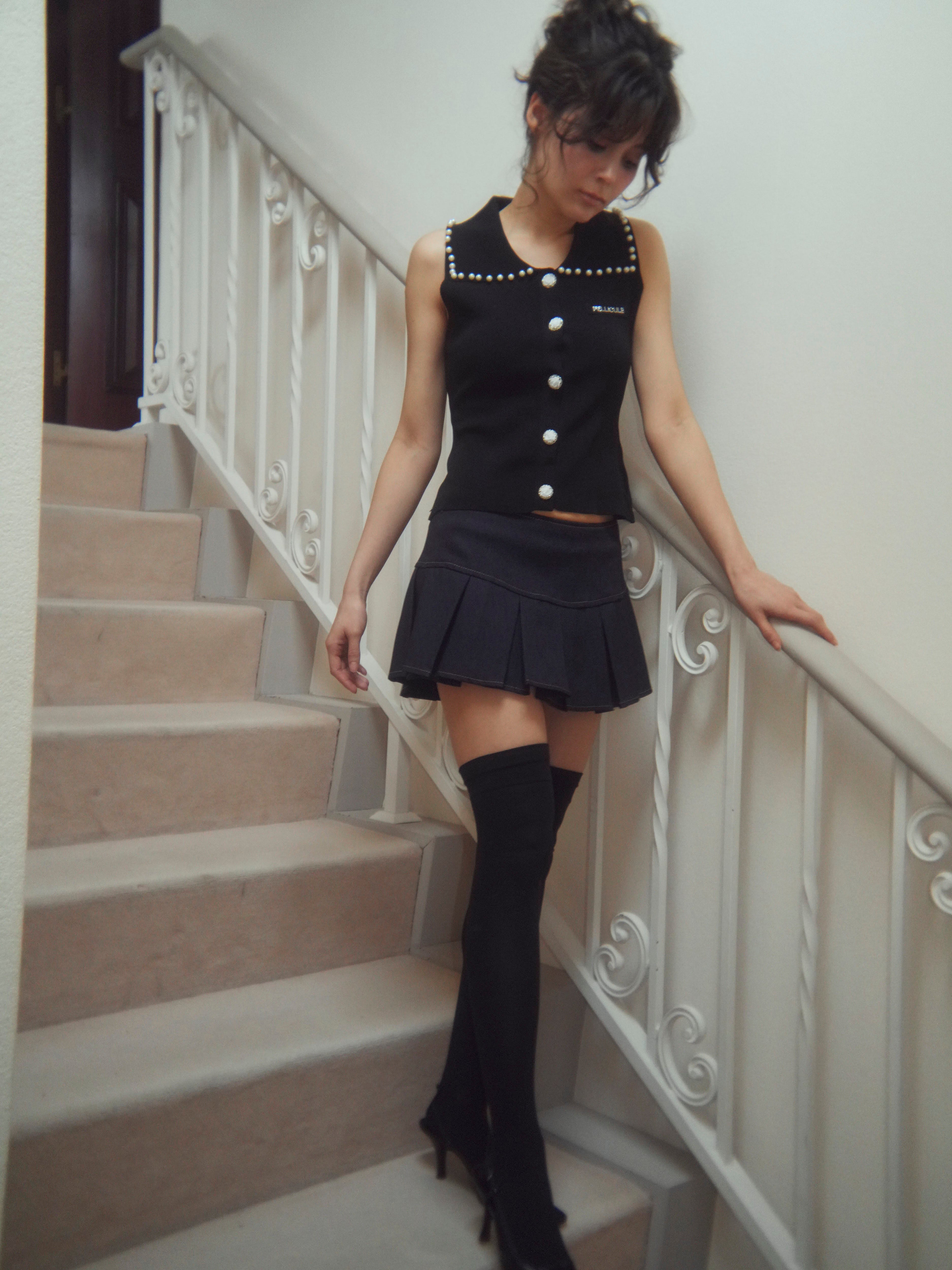 予約】camelia pearl knit｜PELLICULE | ぺリキュール
