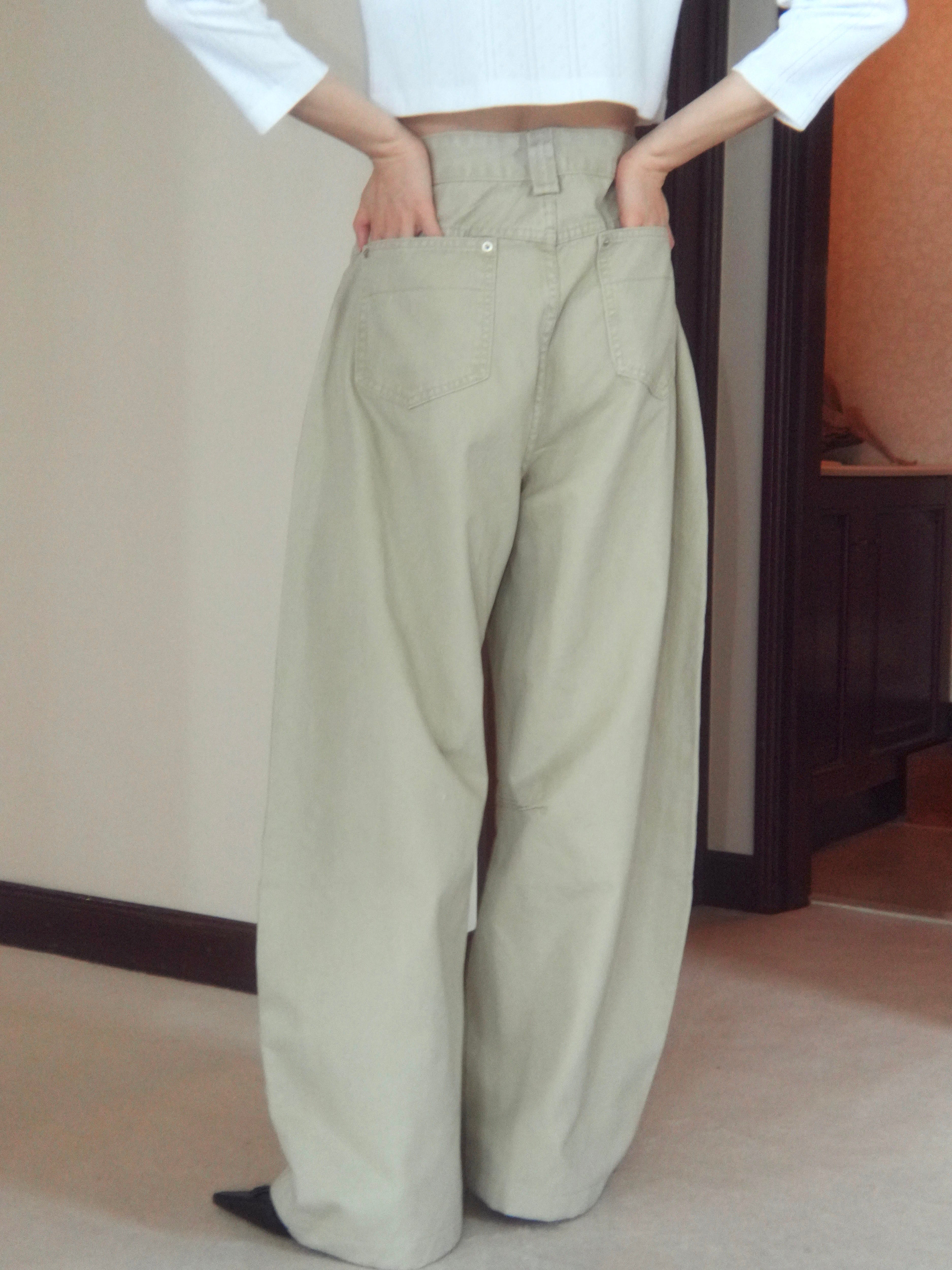 motif wide pants
