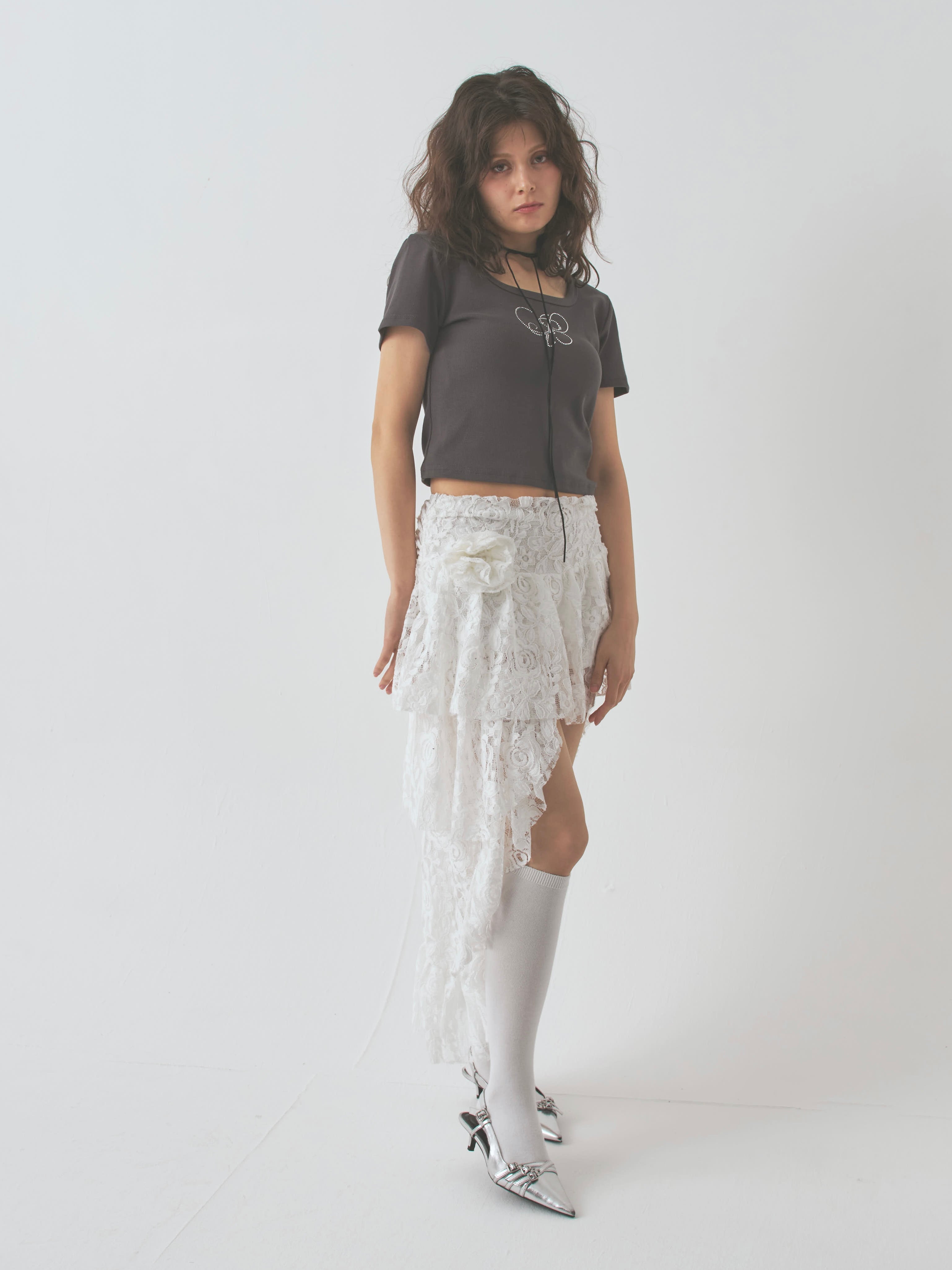 lace bouquet skirt