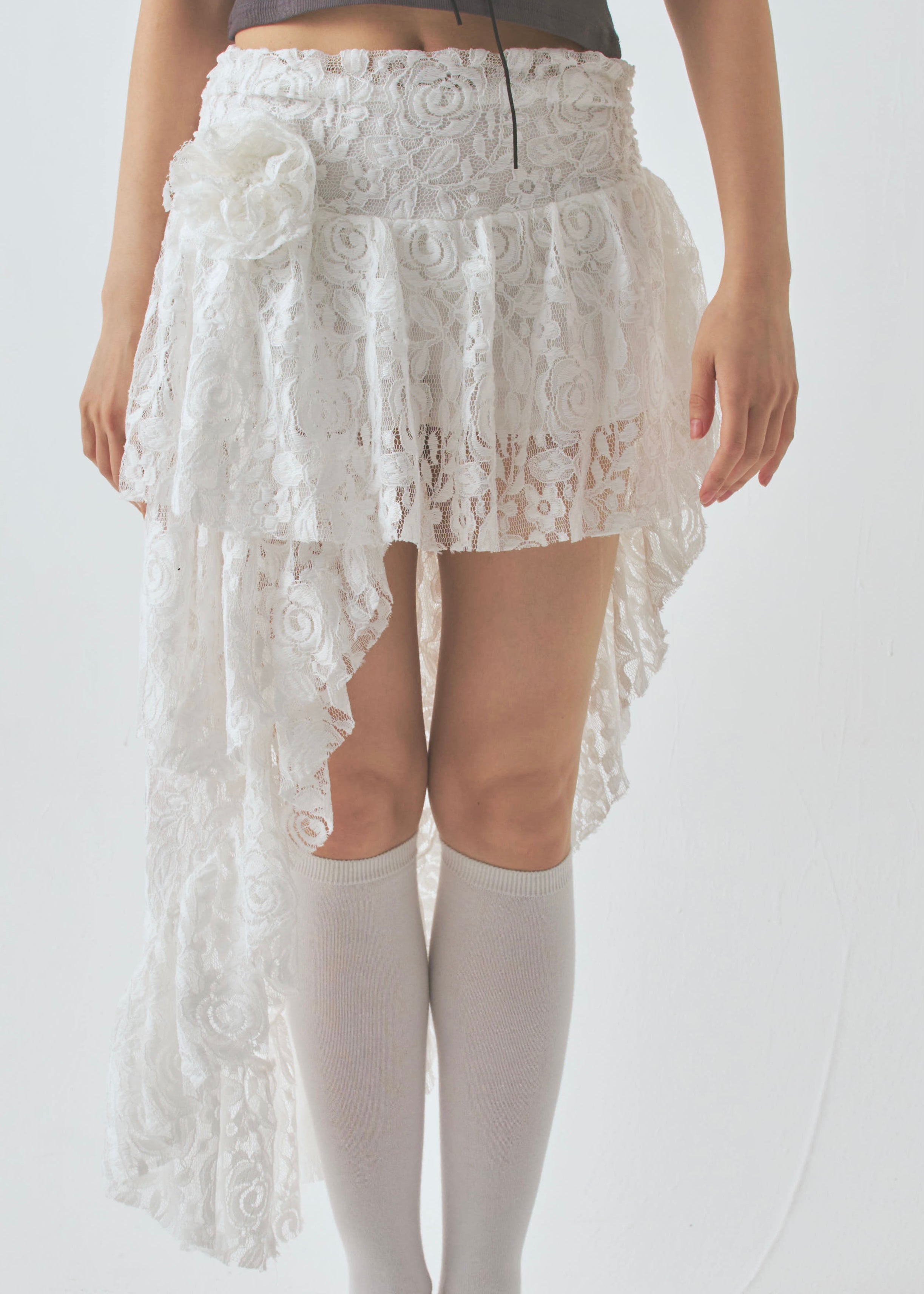 lace bouquet skirt