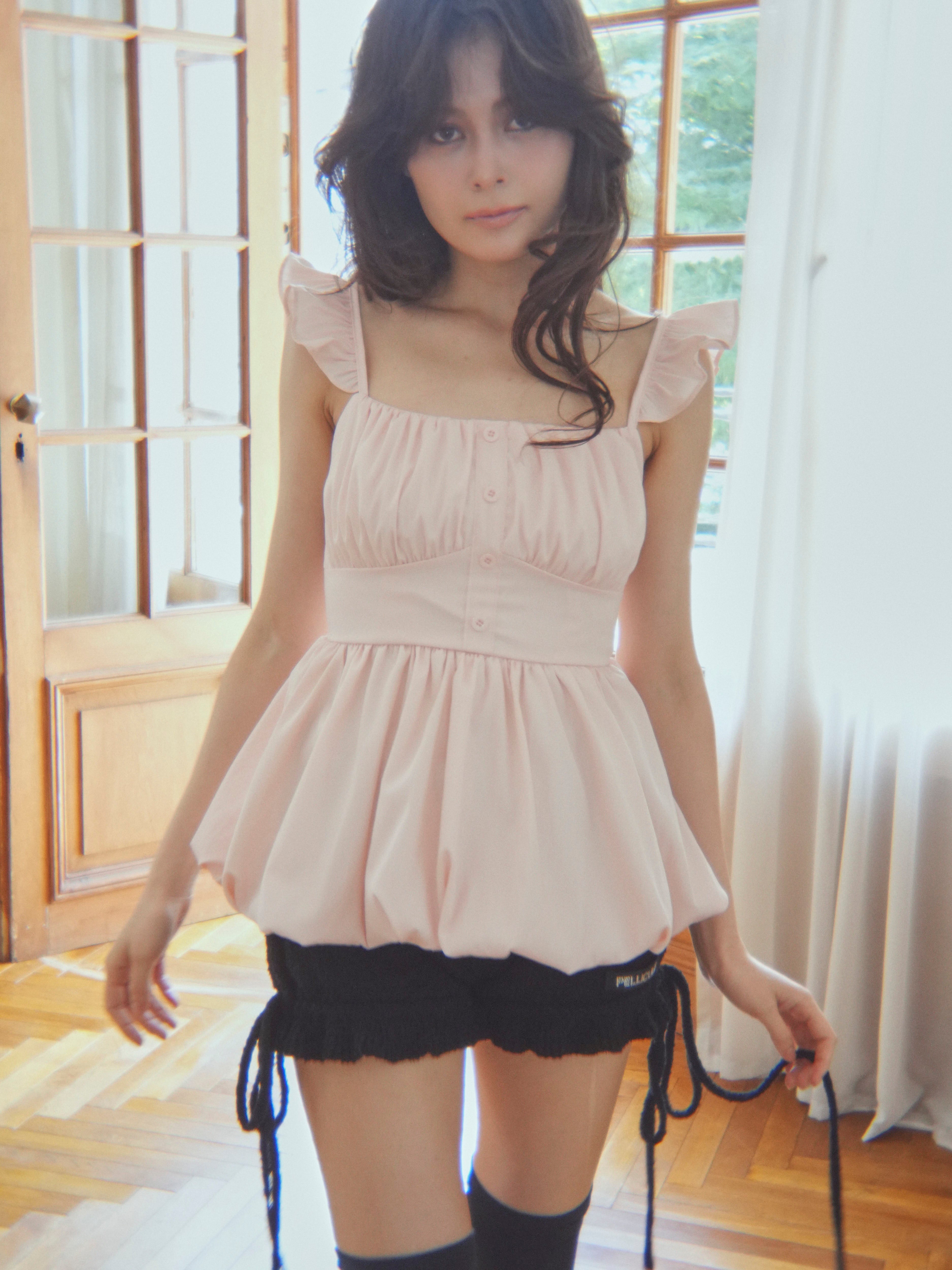 frillgather peplum tops｜PELLICULE | ぺリキュール