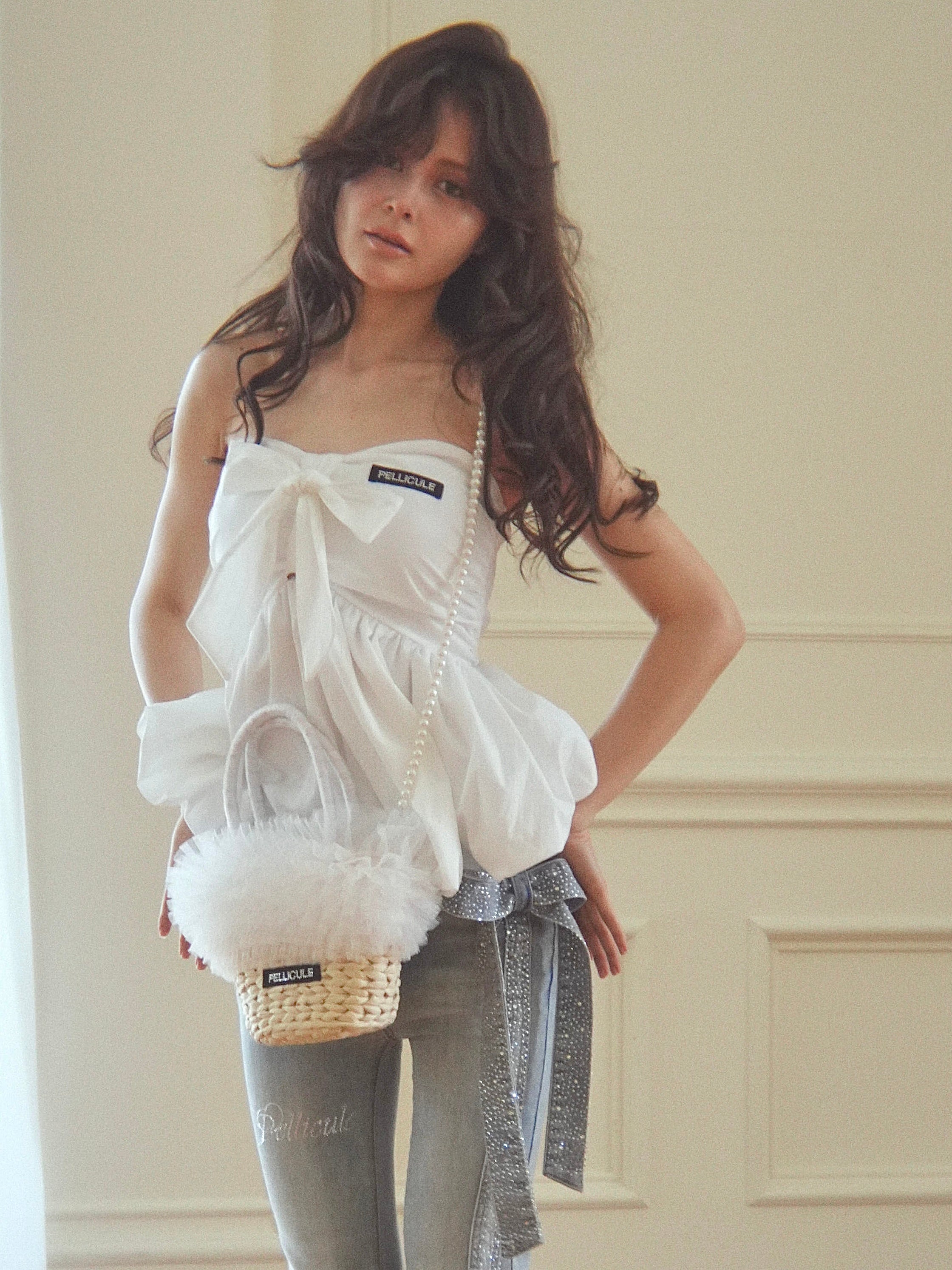 tulle basketbag｜PELLICULE | ぺリキュール