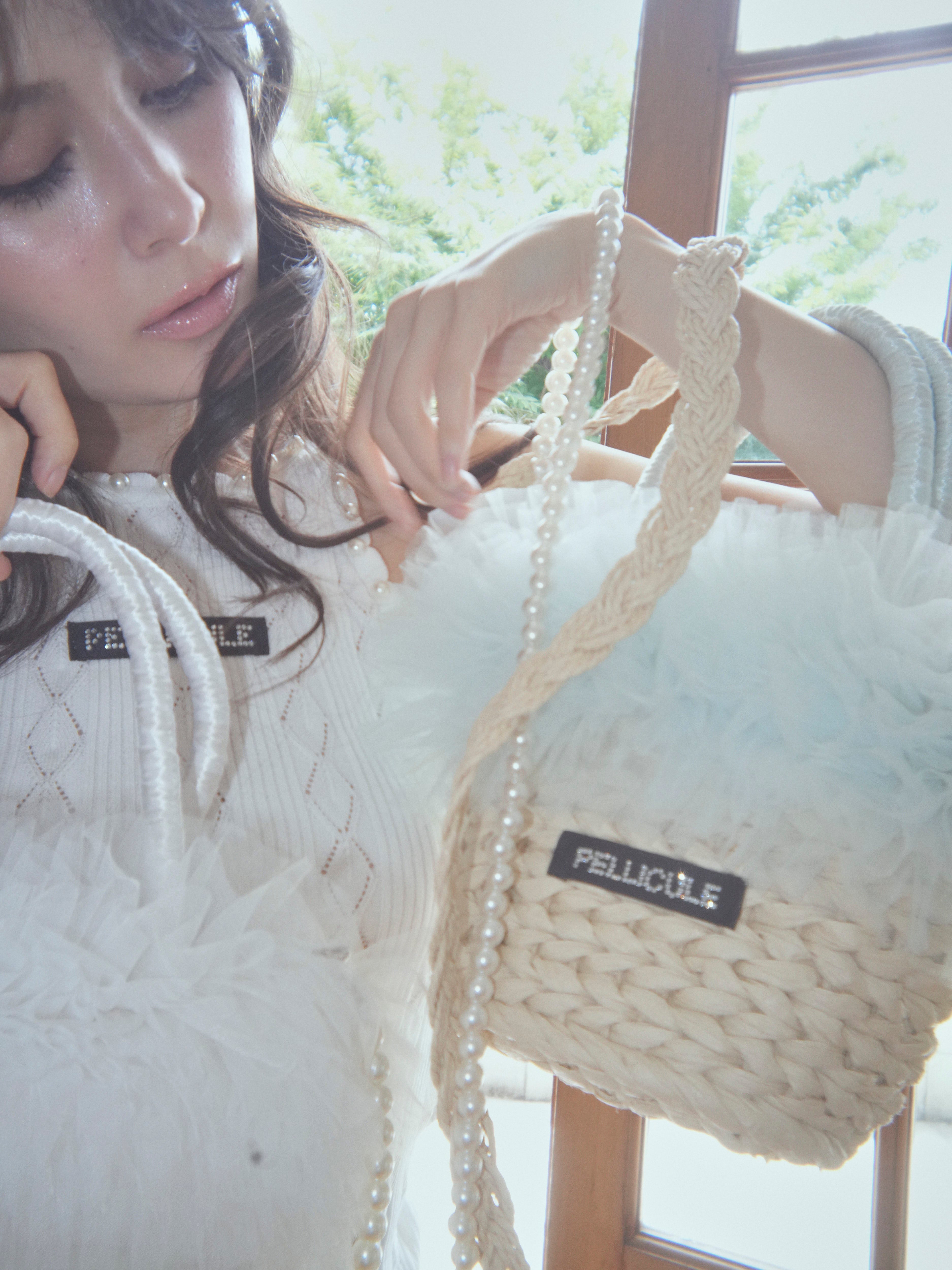 tulle basketbag