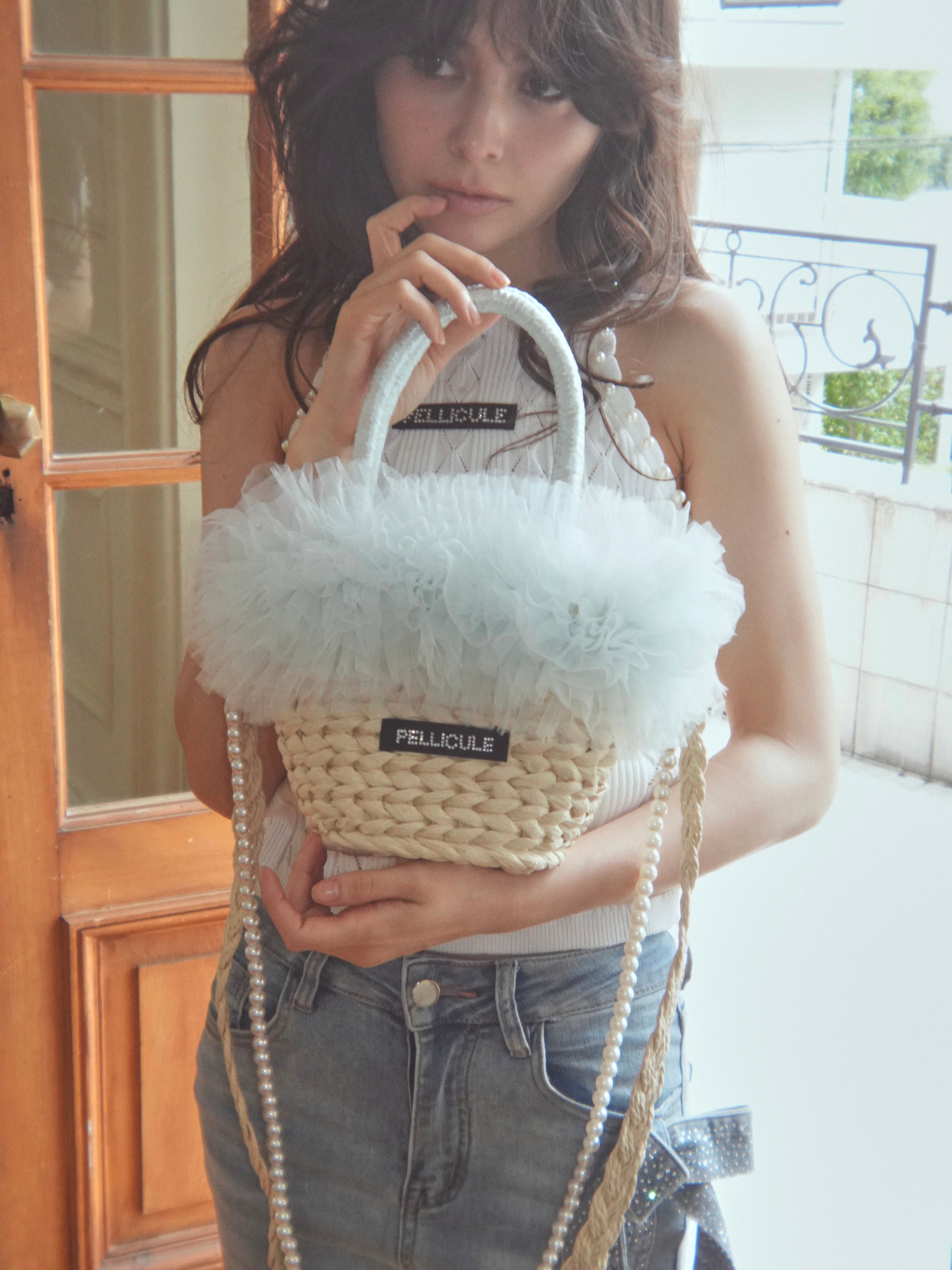 tulle basketbag｜PELLICULE | ぺリキュール