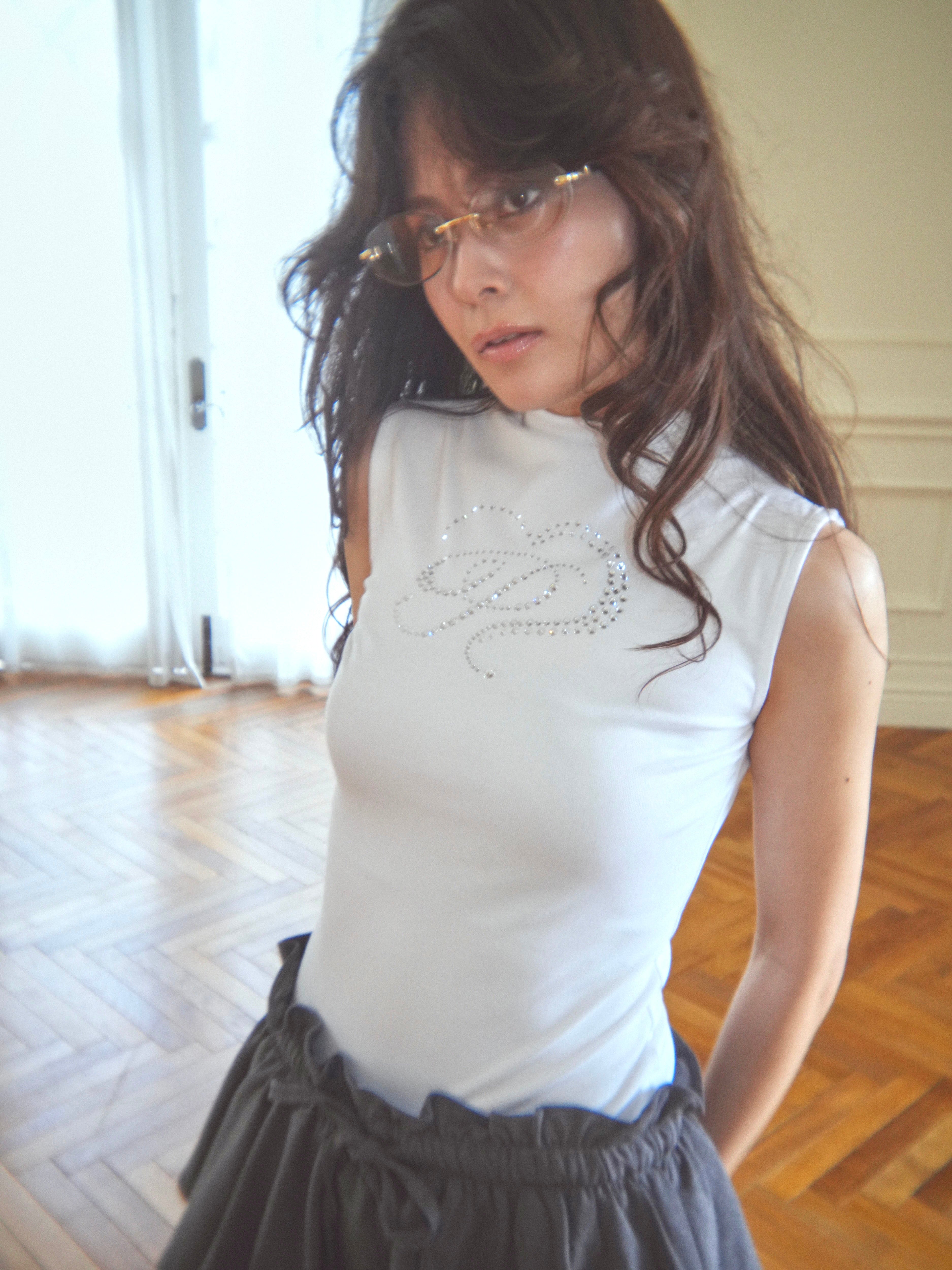 motif sleeveless top｜PELLICULE | ぺリキュール