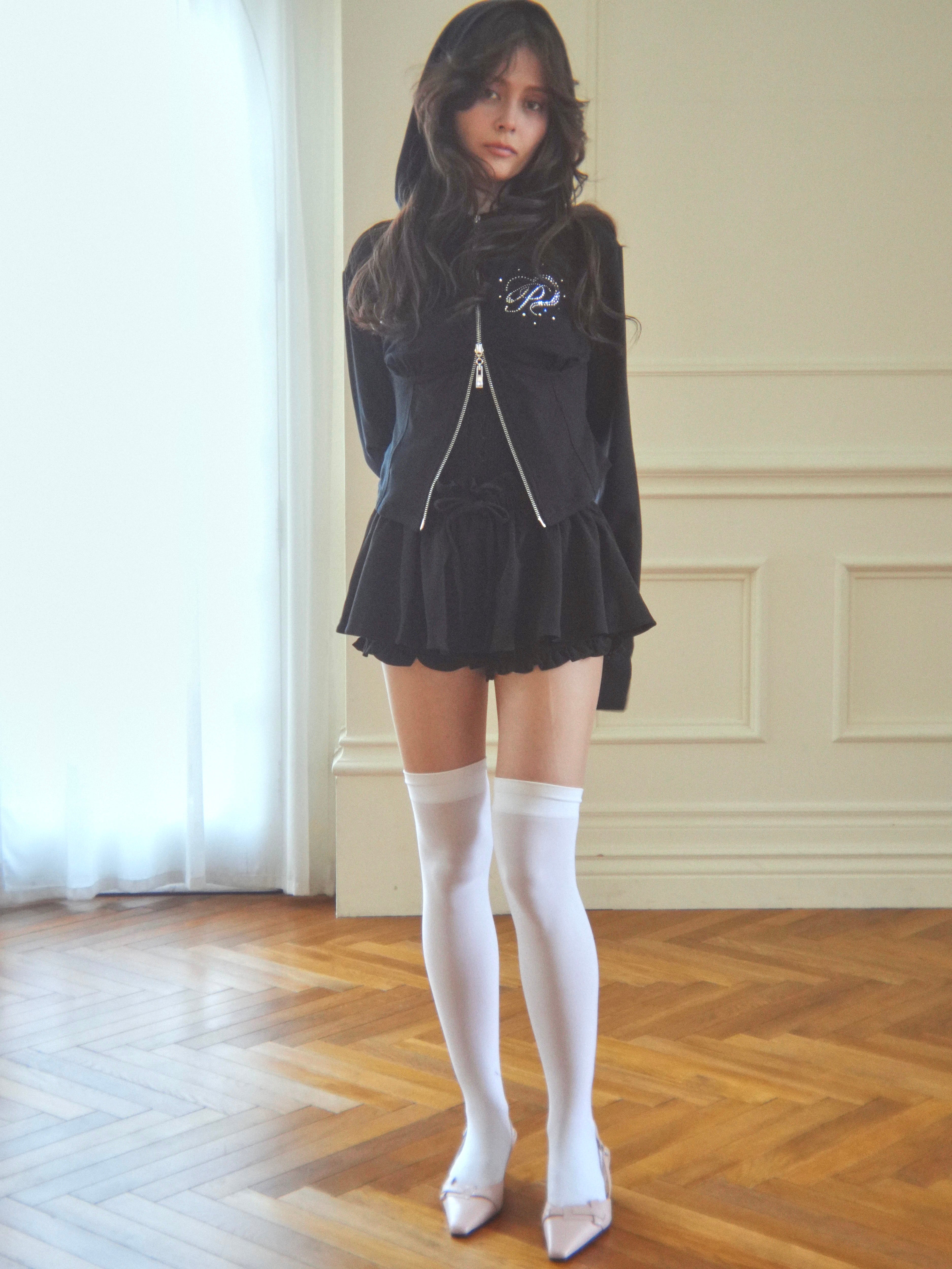 frill gather skorts