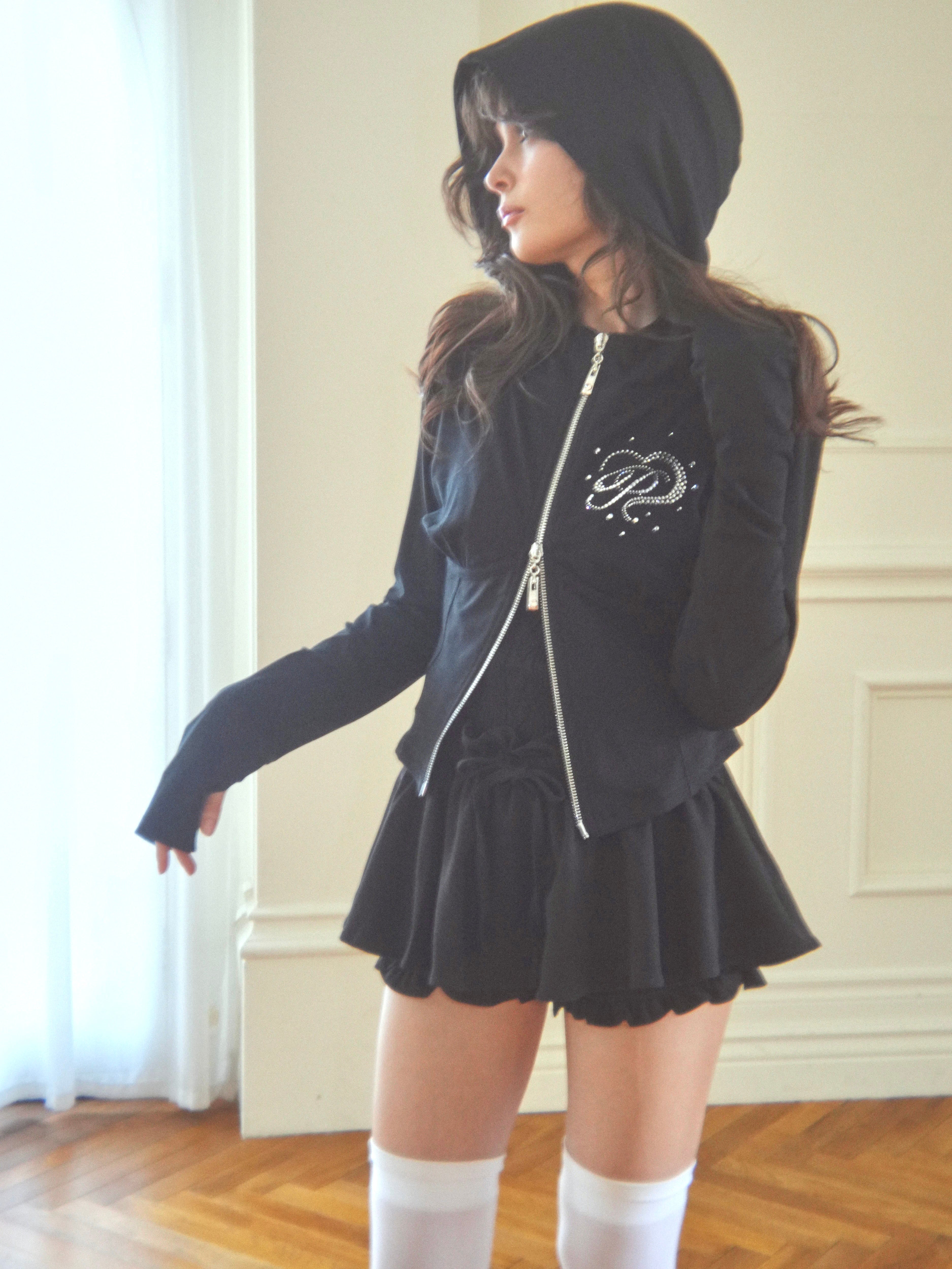 frill gather skorts