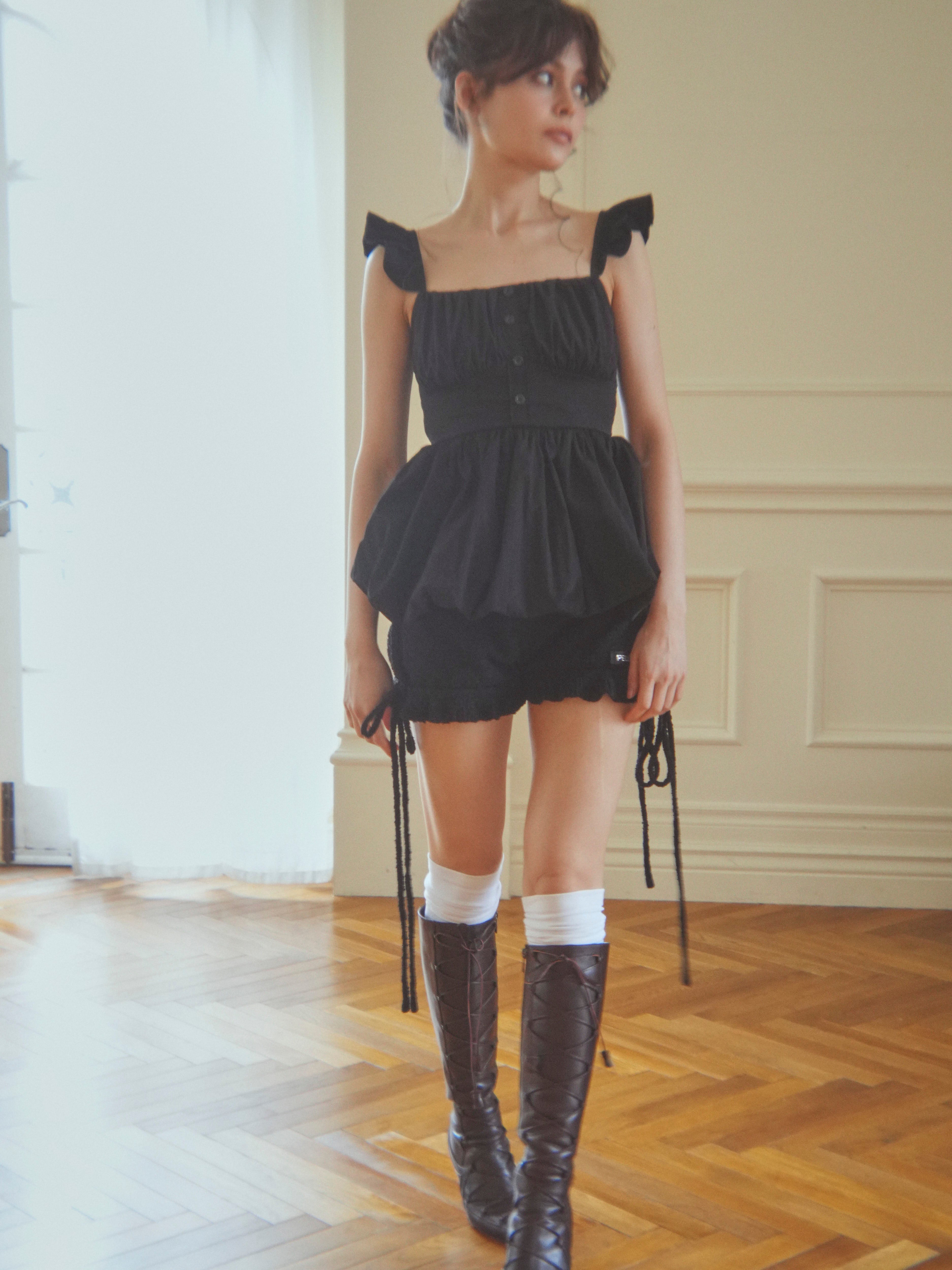frillgather peplum tops