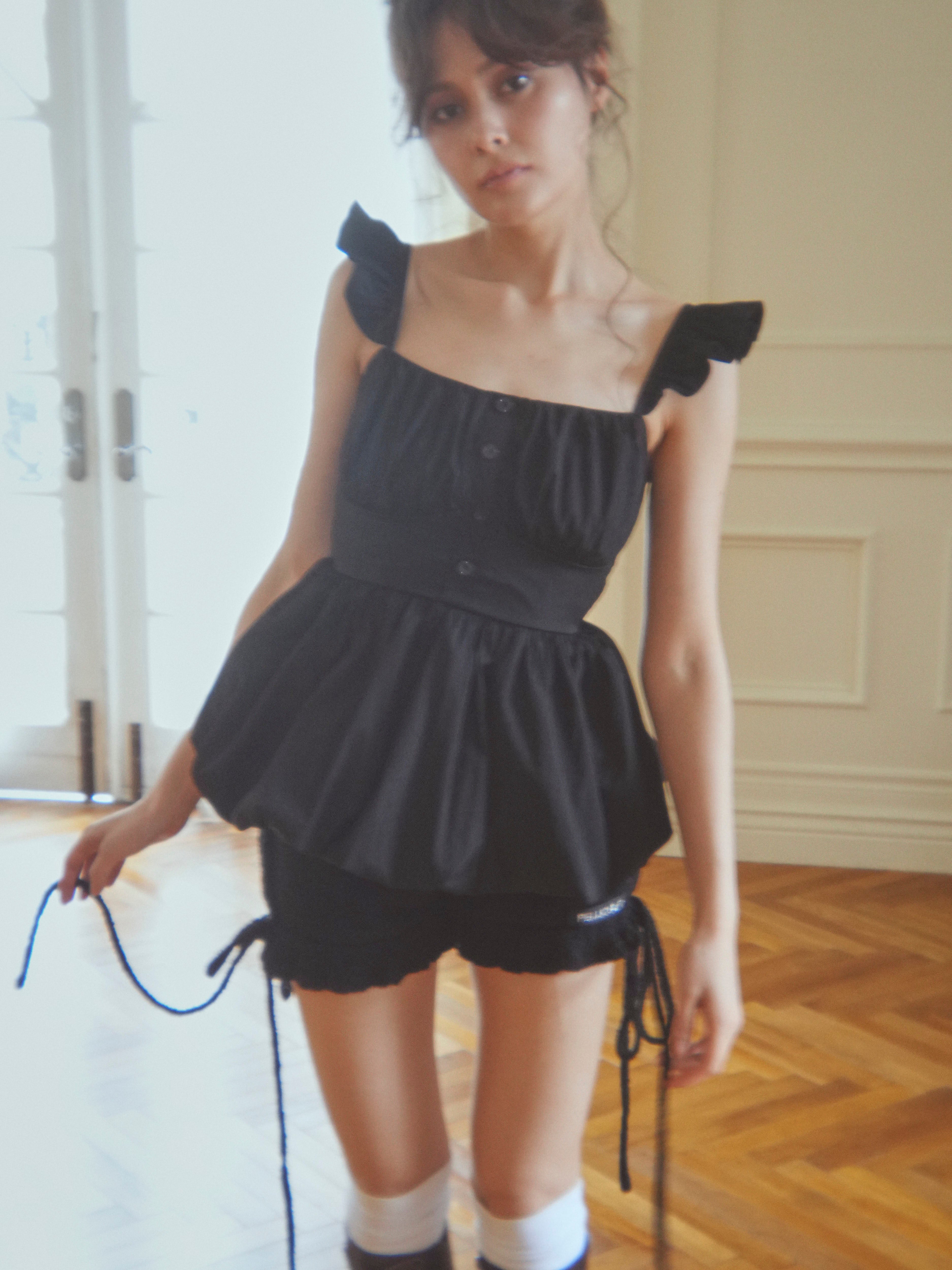 frillgather peplum tops