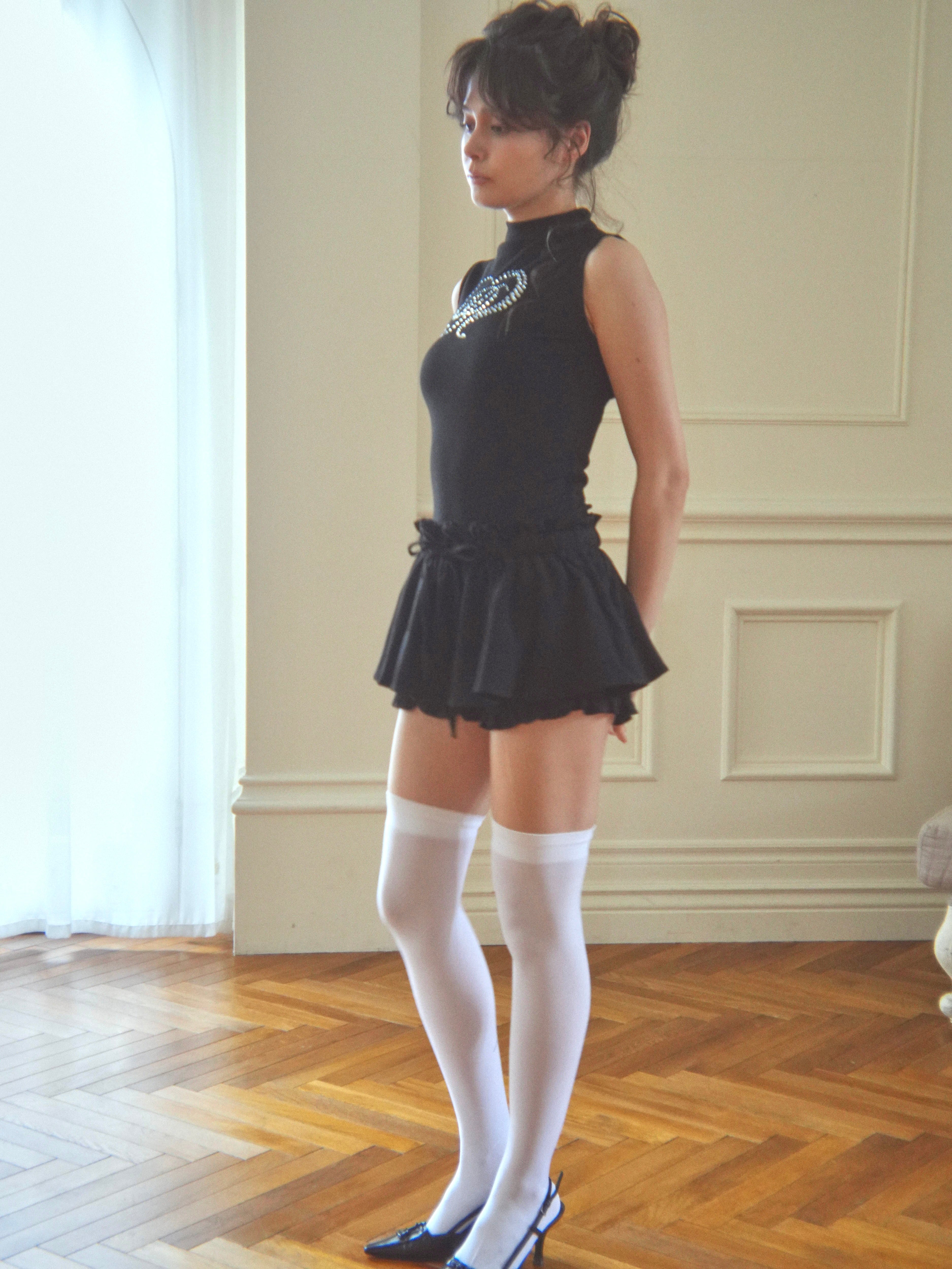 frill gather skorts