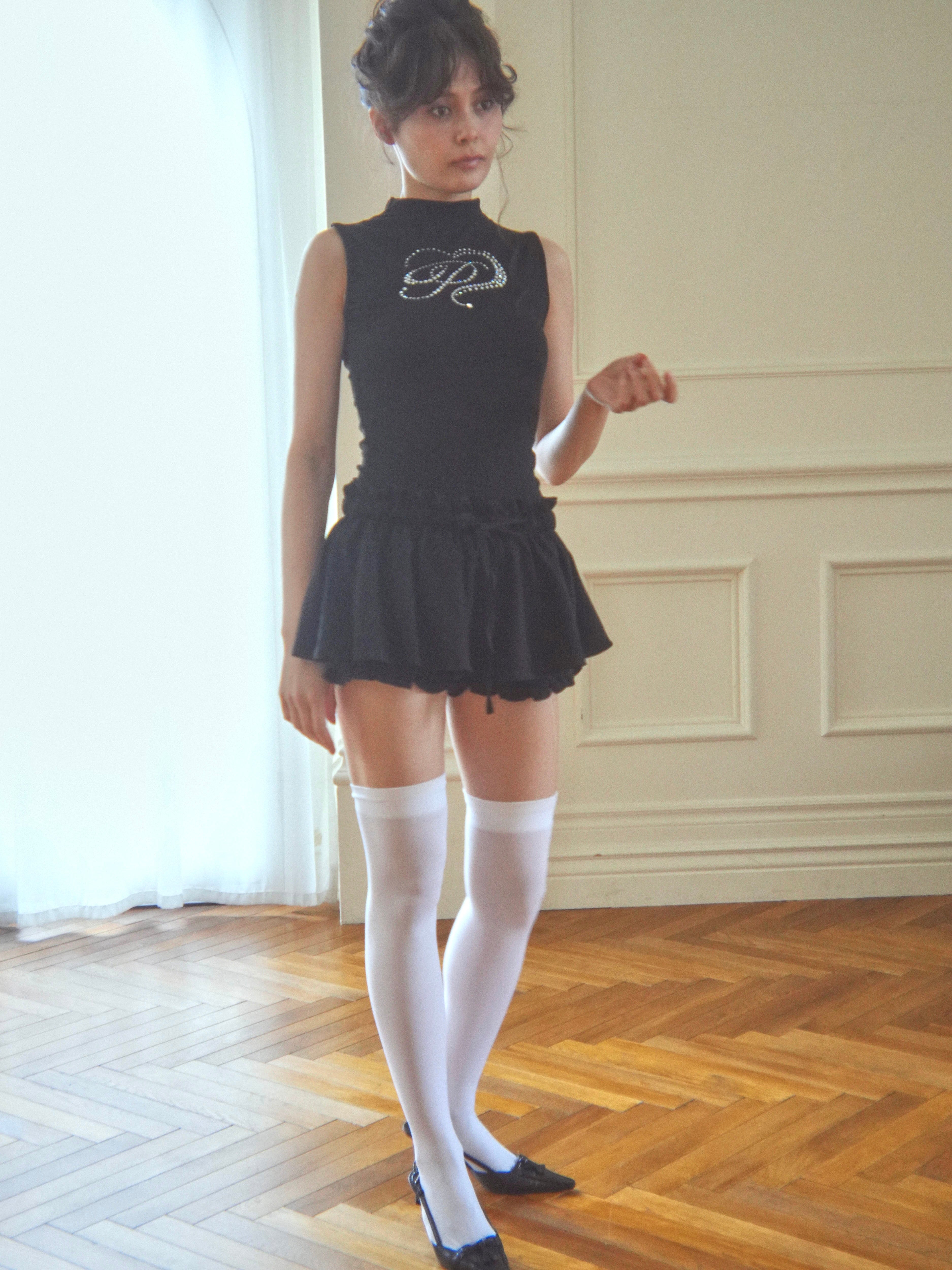 frill gather skorts
