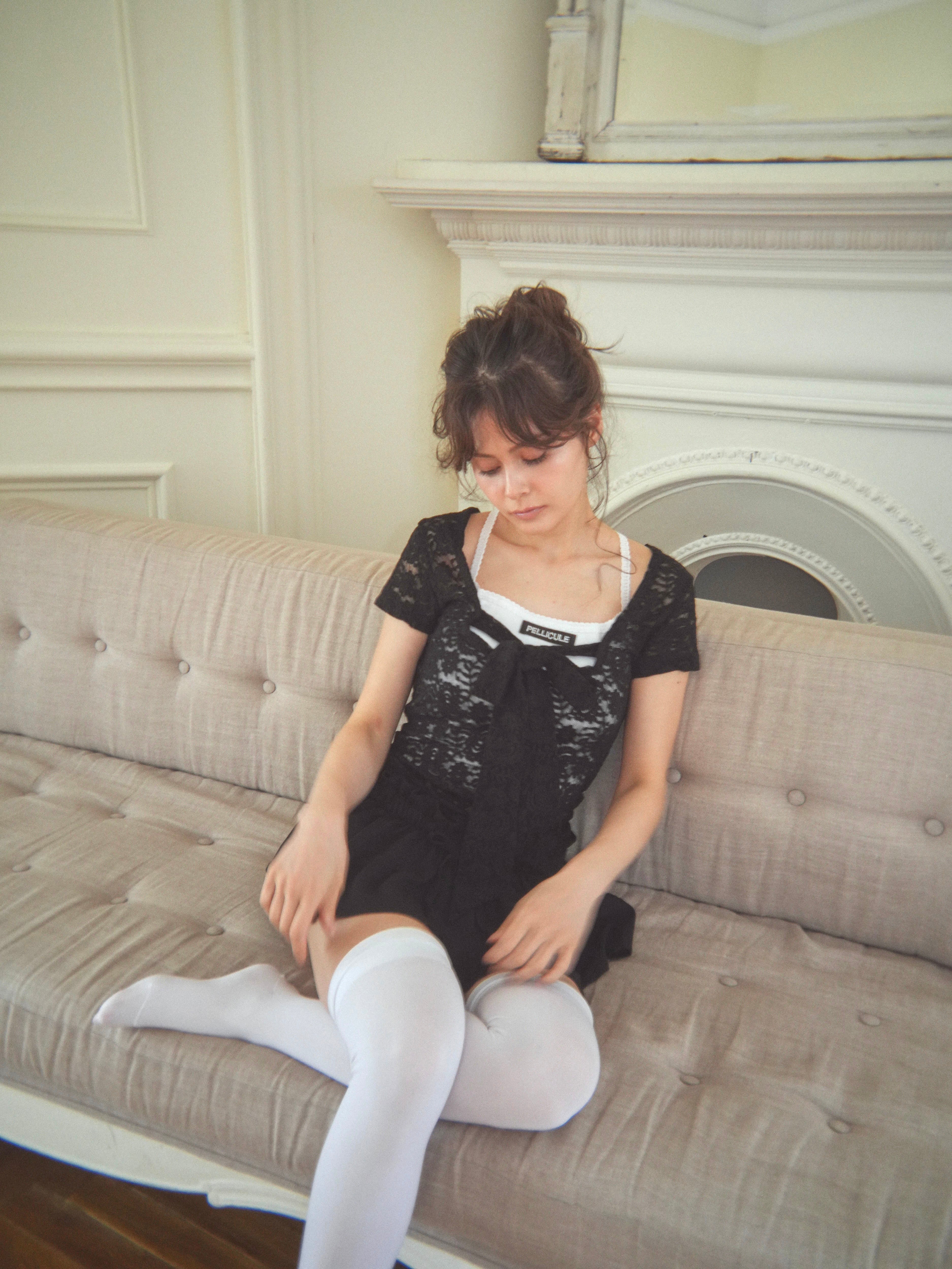 ribbon lacy layertops