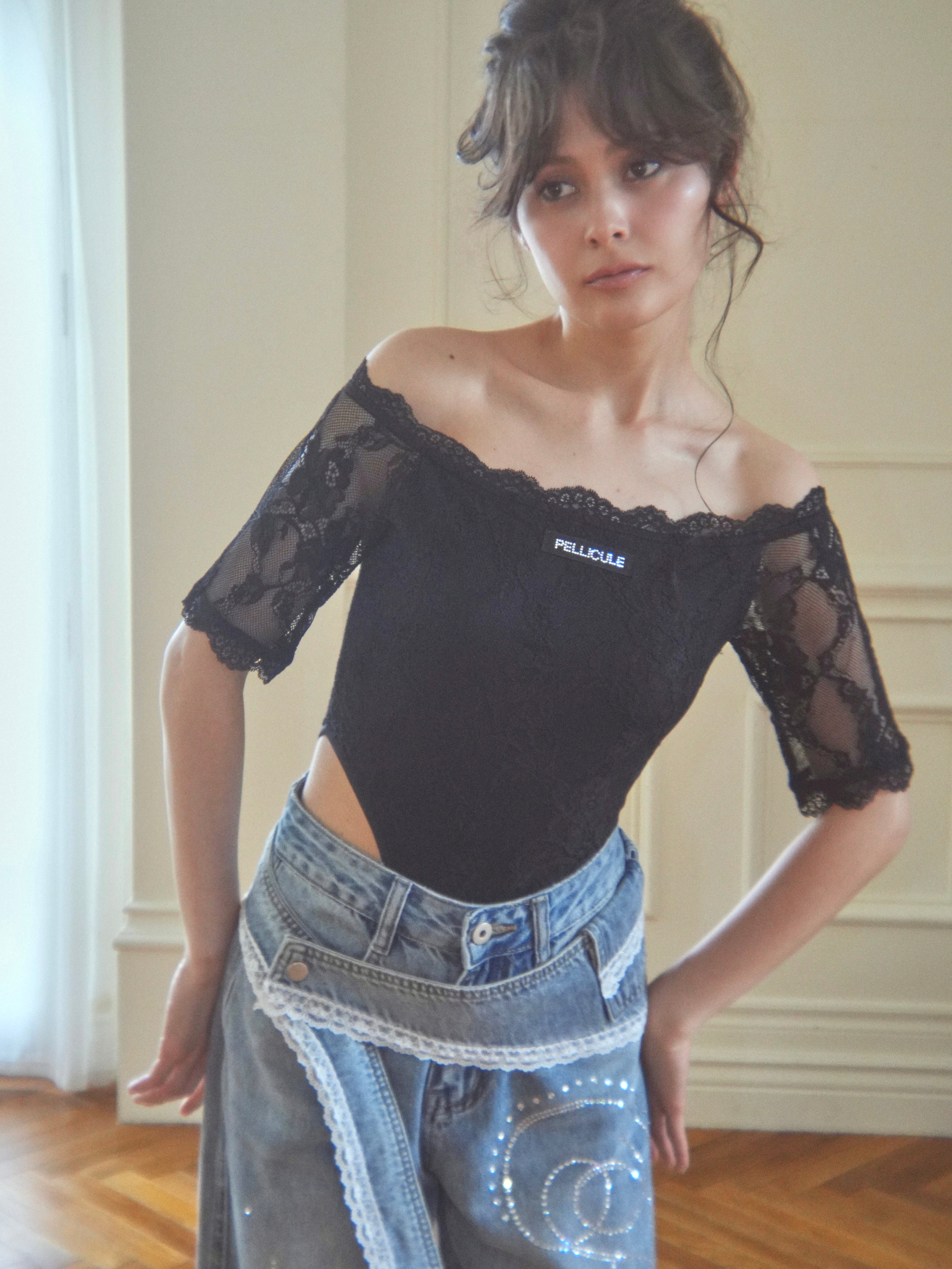 lacyskin bodysuit｜PELLICULE | ぺリキュール