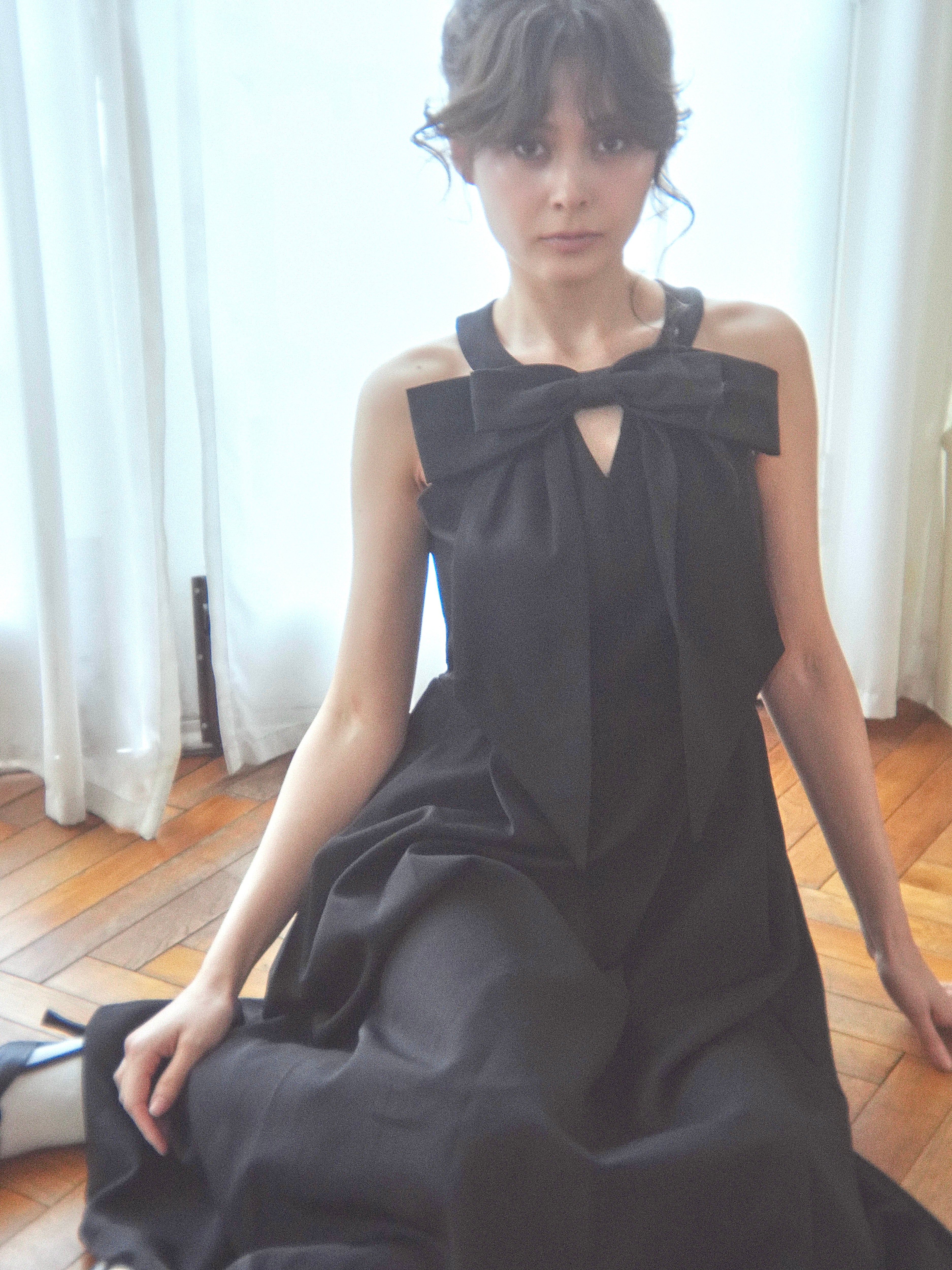 decollete  ribbon onepiece