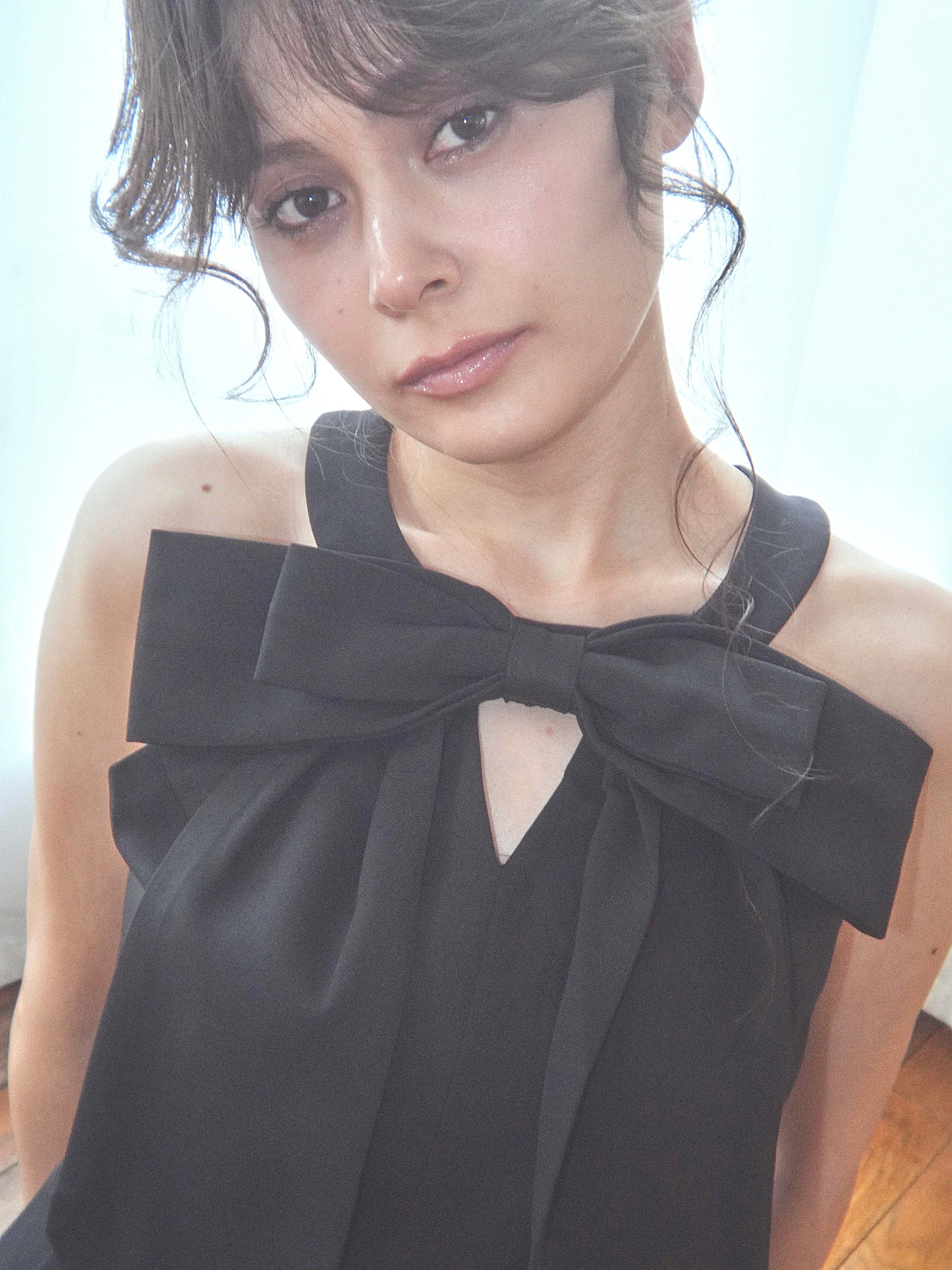 decollete  ribbon onepiece