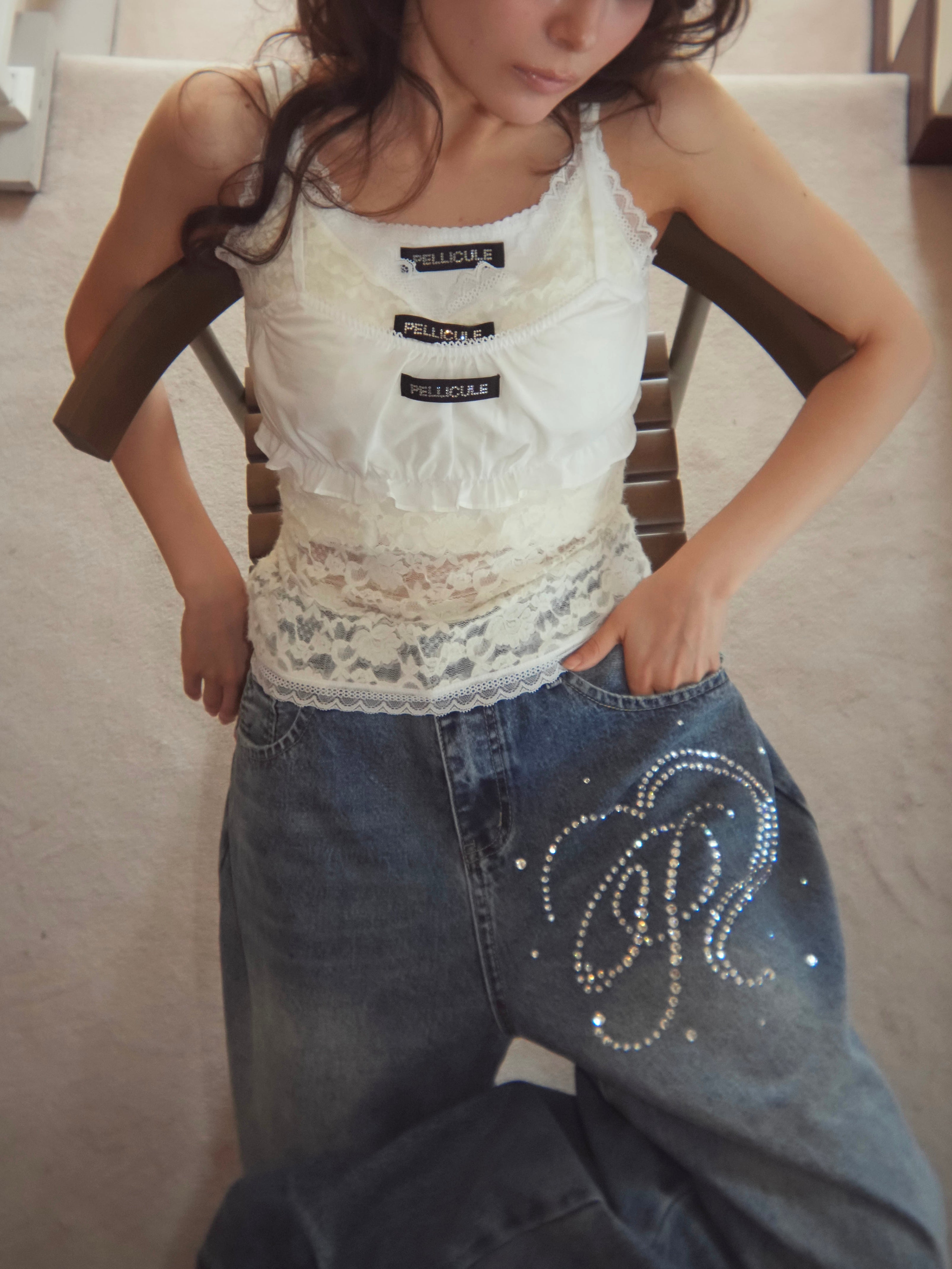 curvywide loose denim｜PELLICULE | ぺリキュール