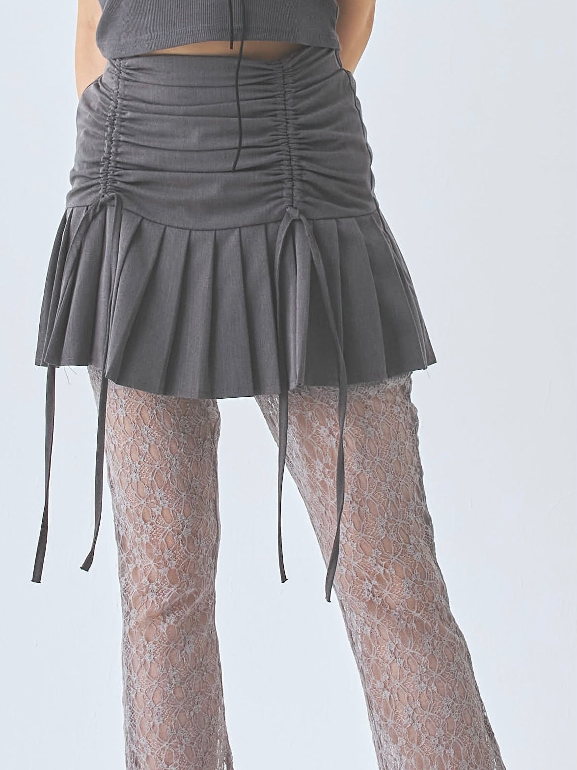 front gather pleats SK