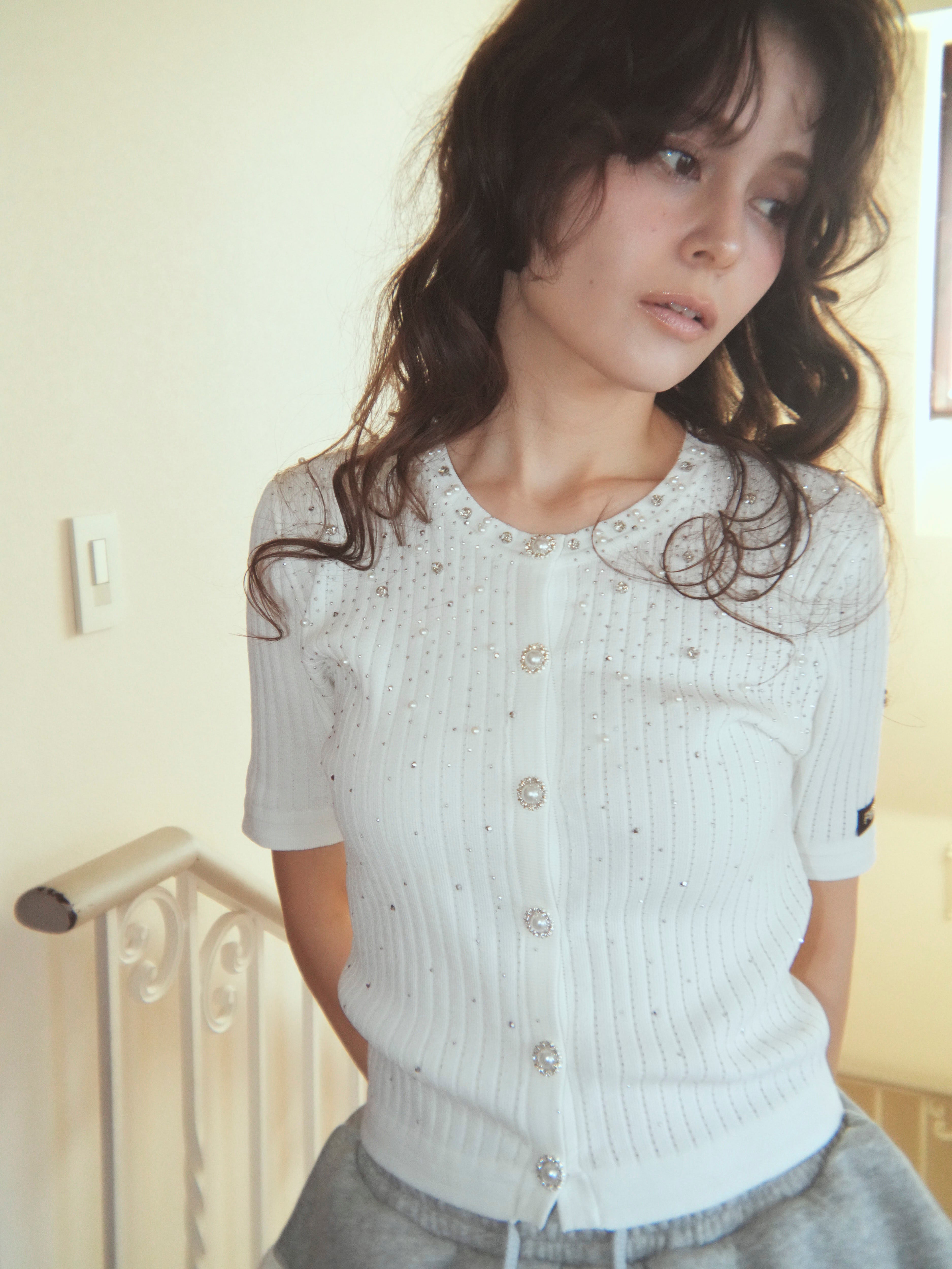 bijou knit tops