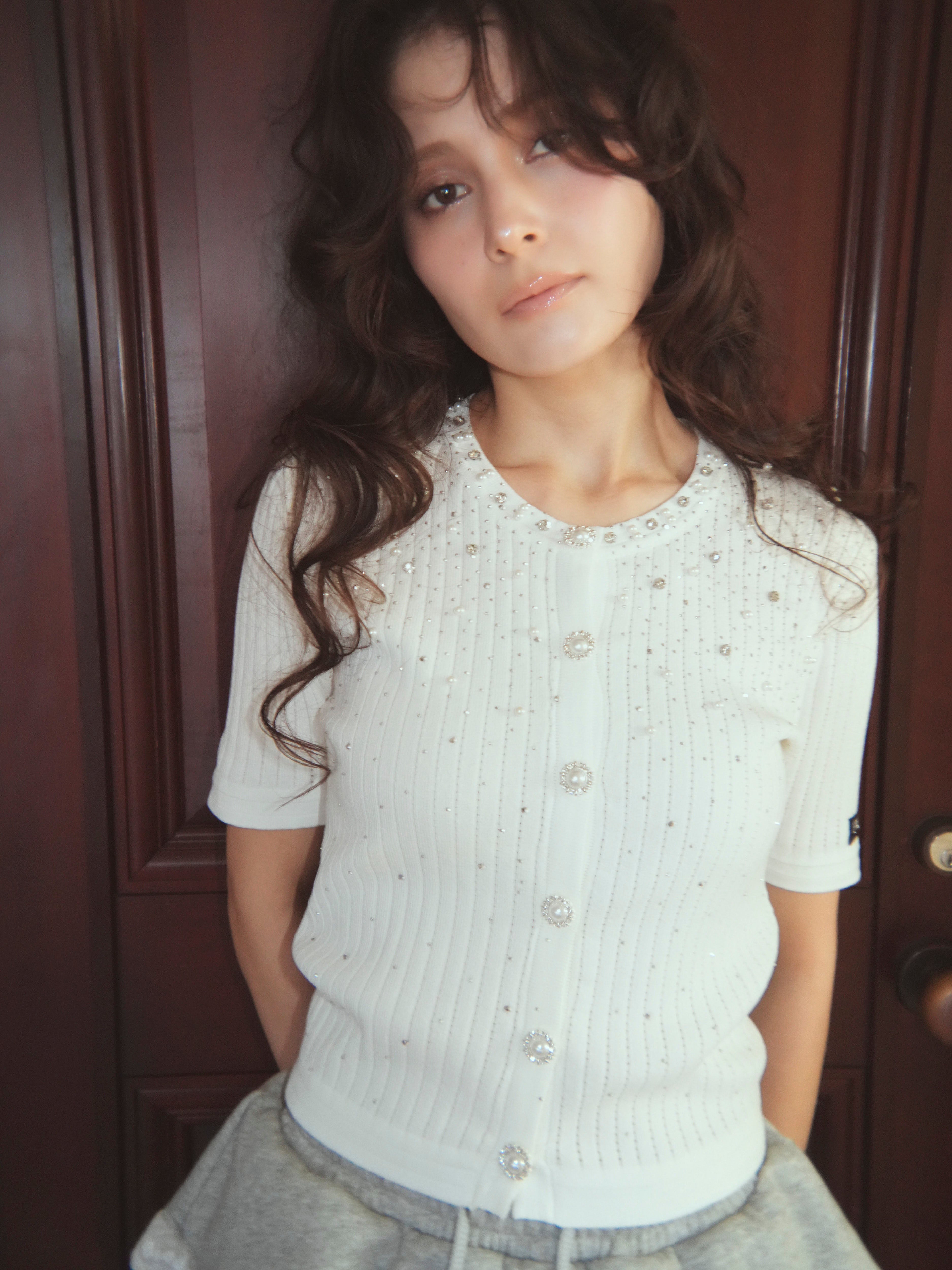 bijou knit tops