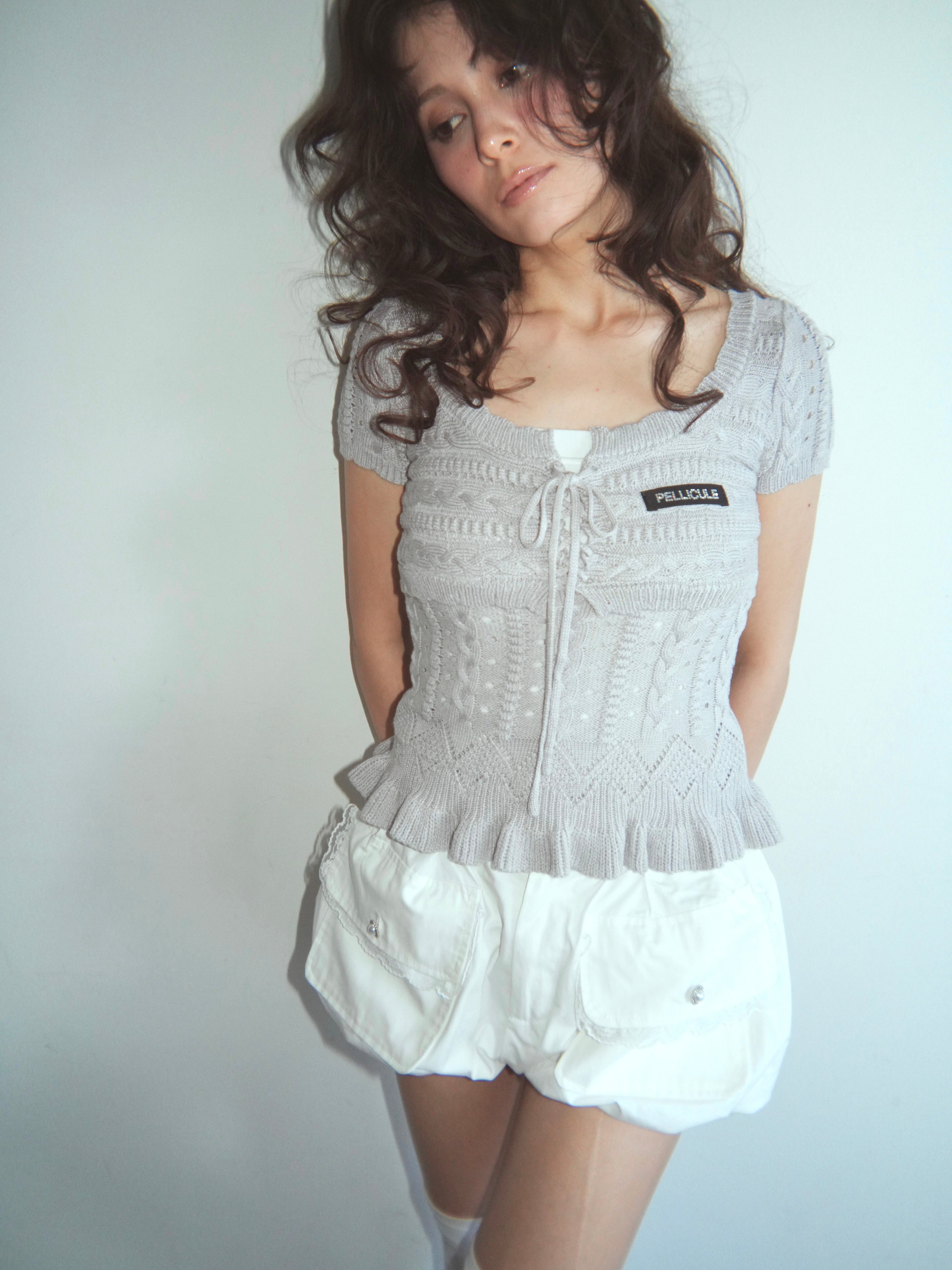 lace knitting tops