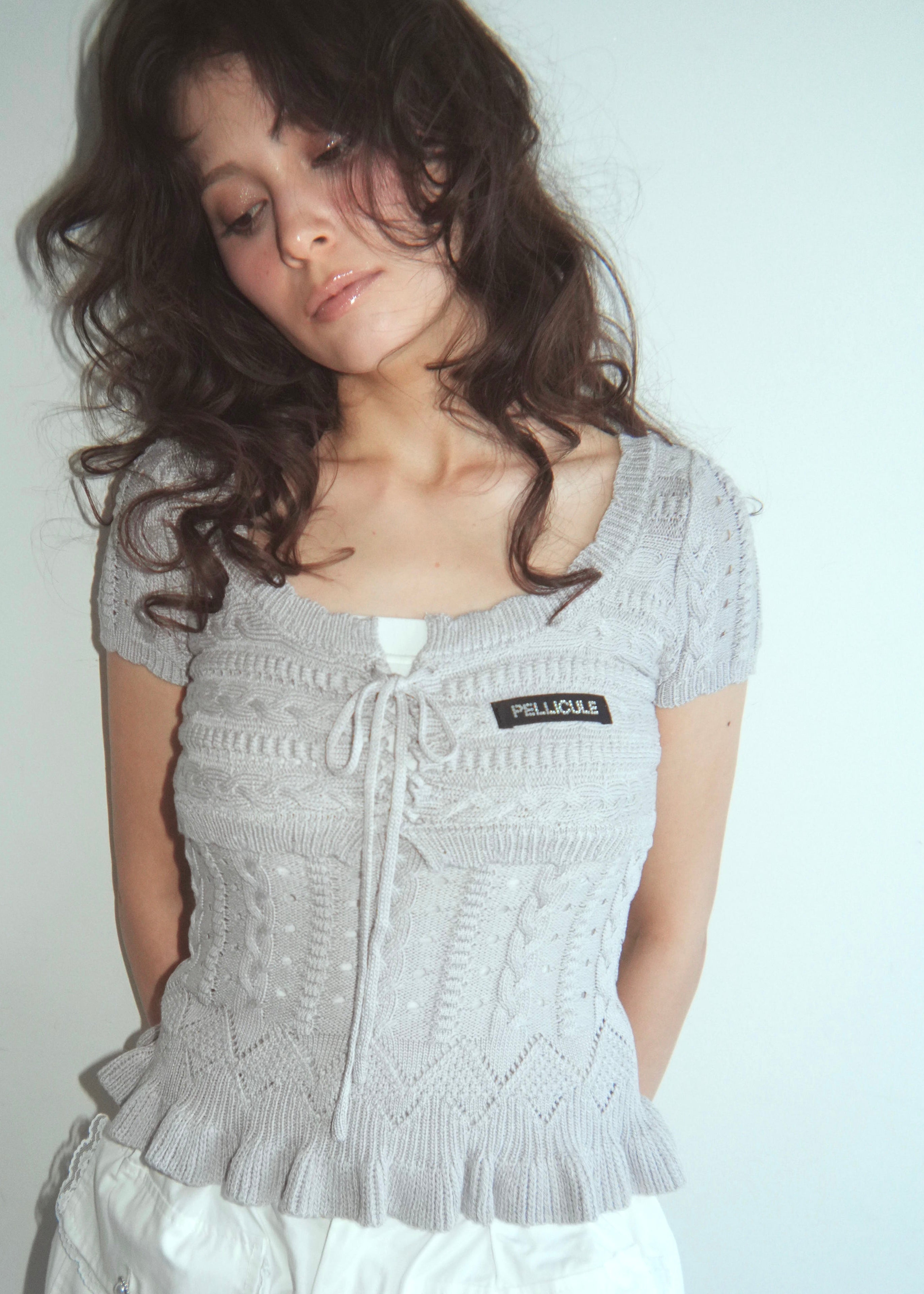 lace knitting tops