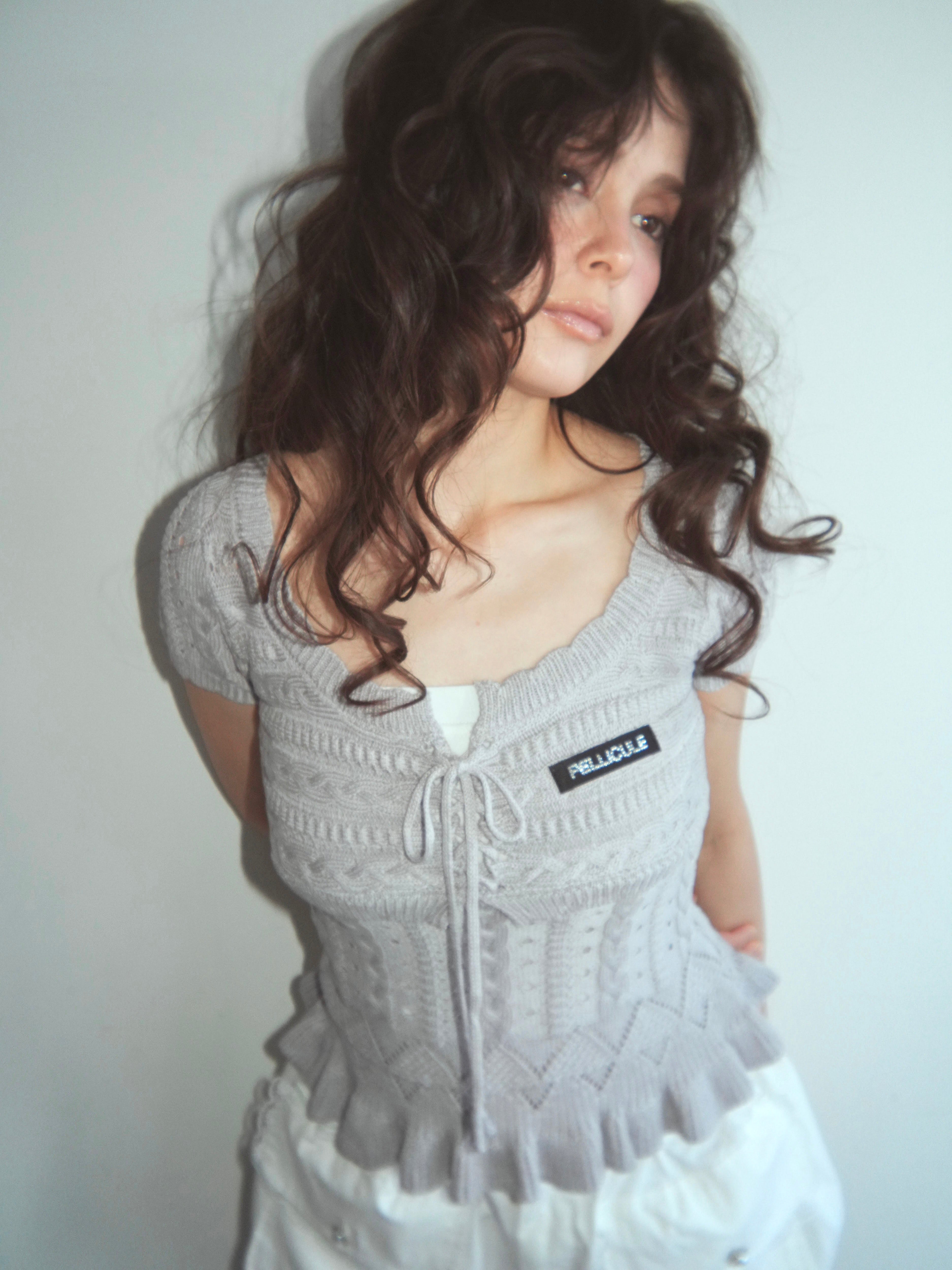 lace knitting tops