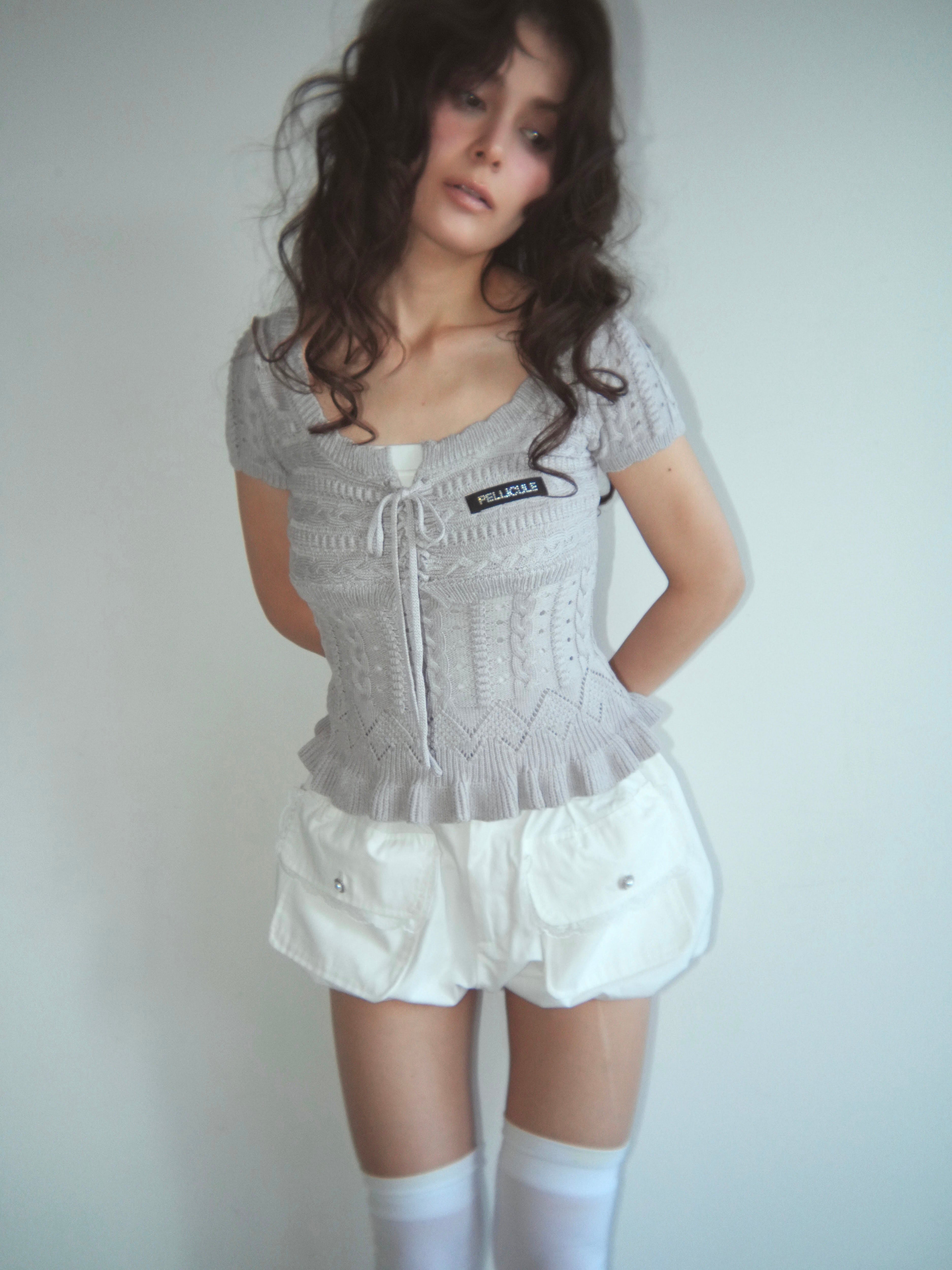 lace knitting tops