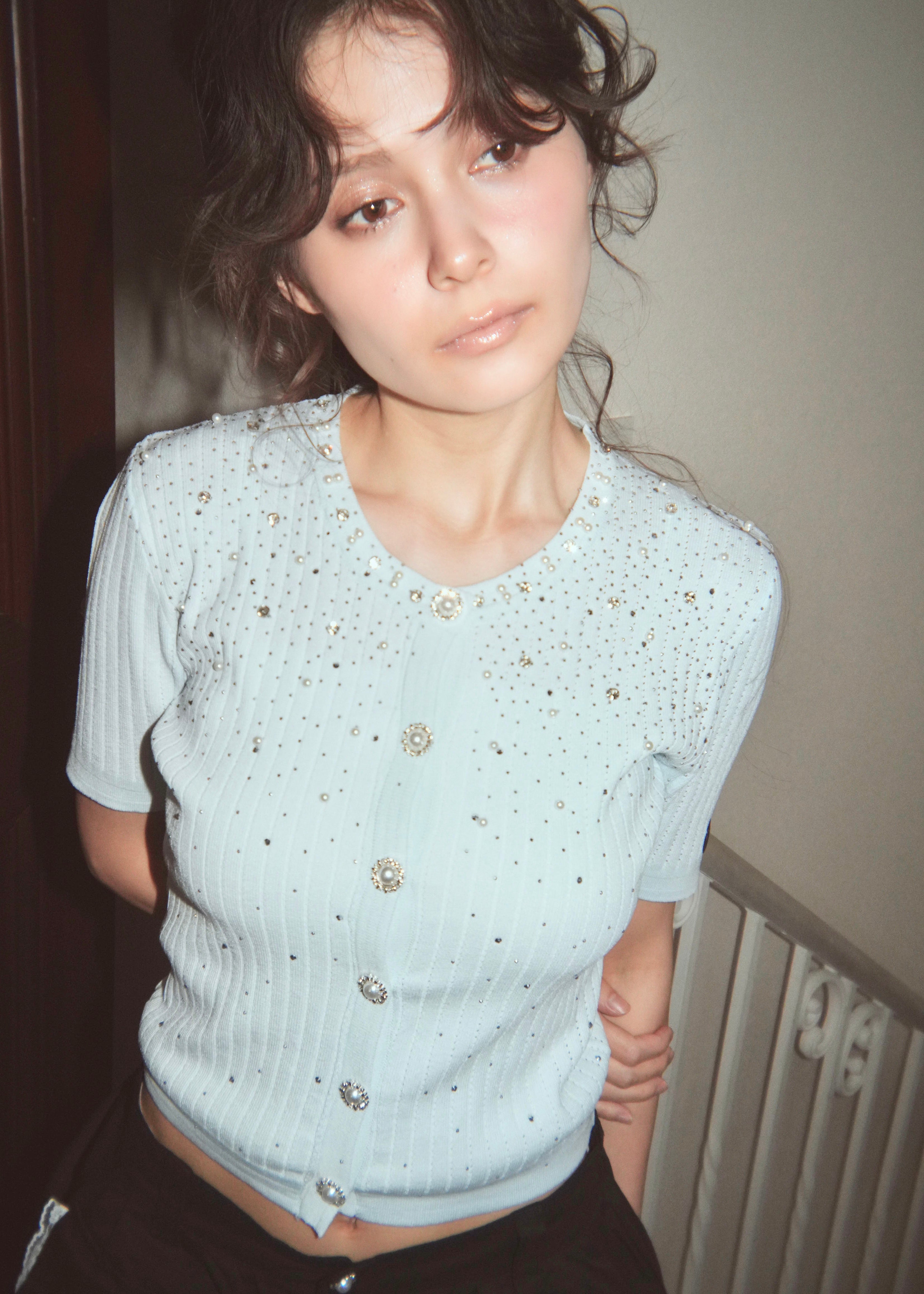 bijou knit tops