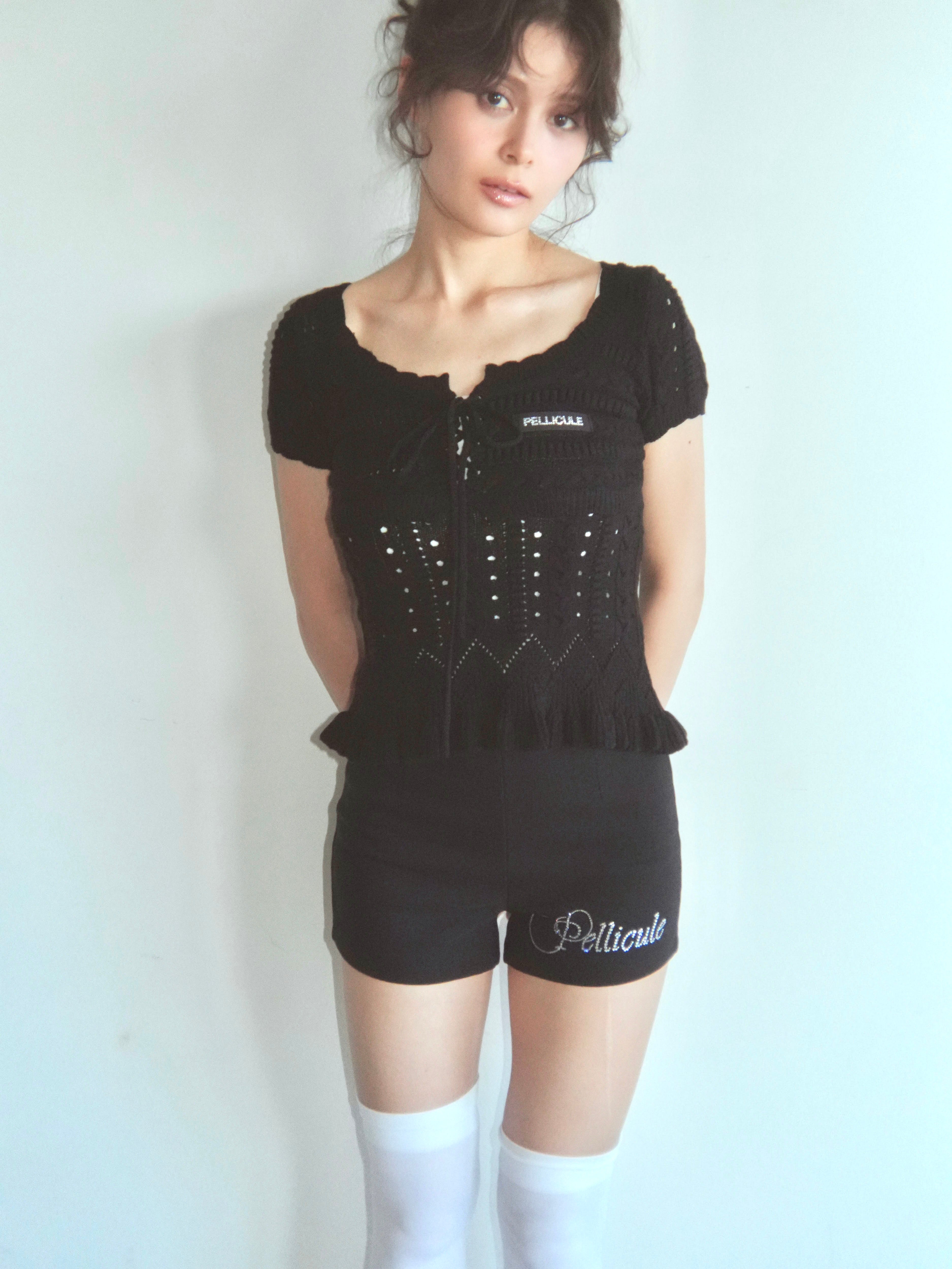 lace knitting tops