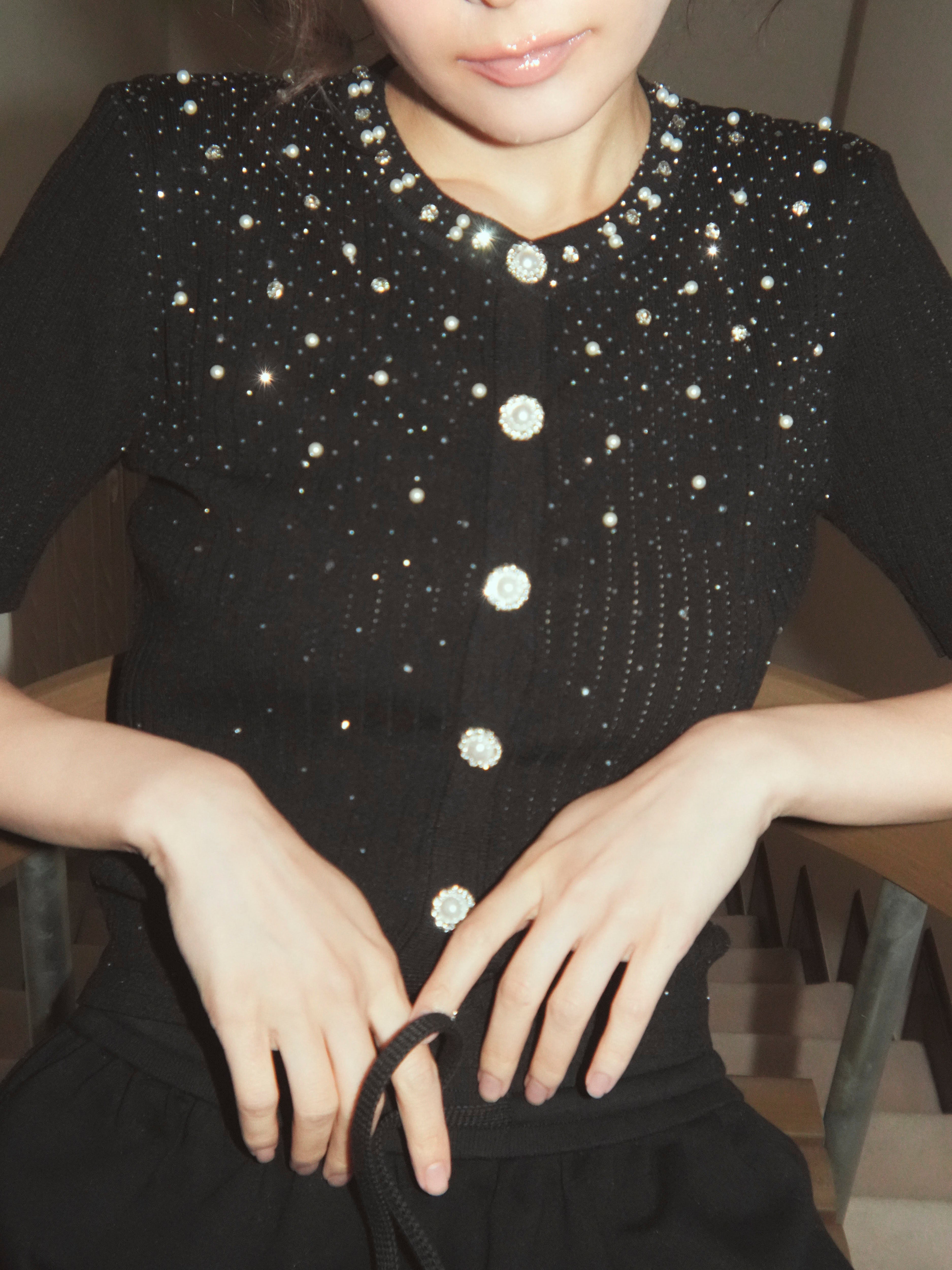 bijou knit tops