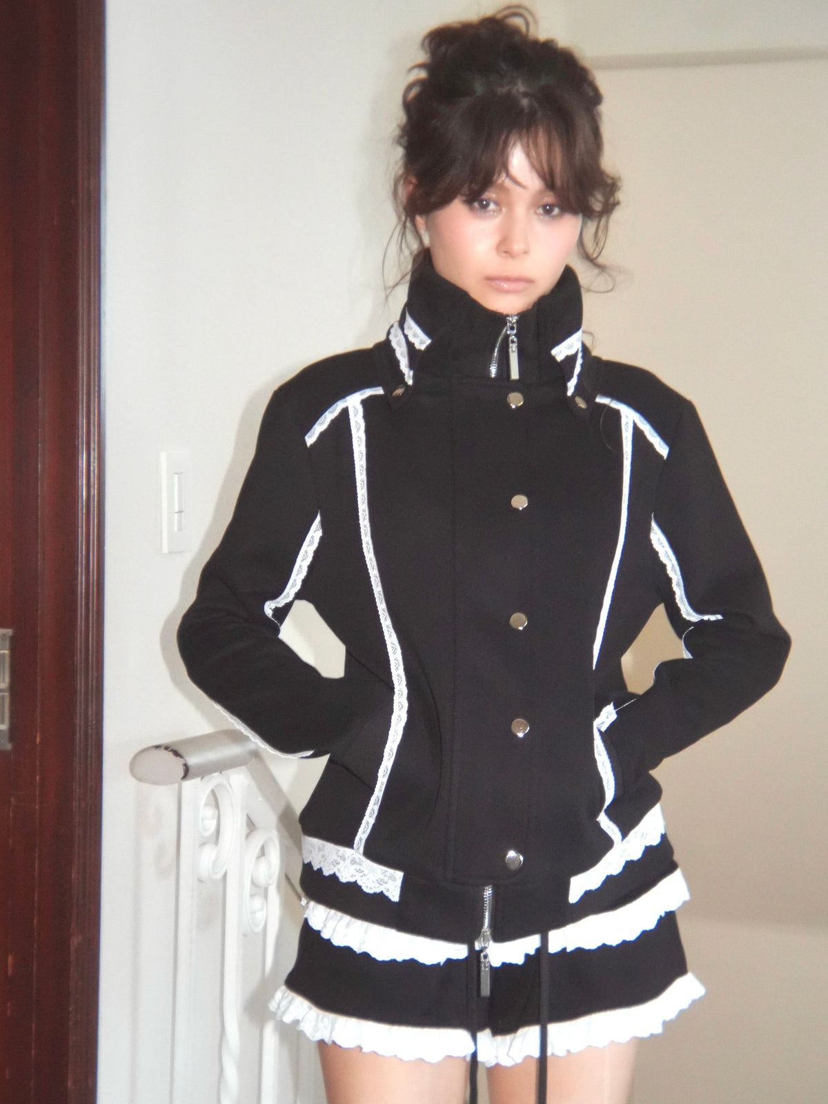 lacy piping jacket