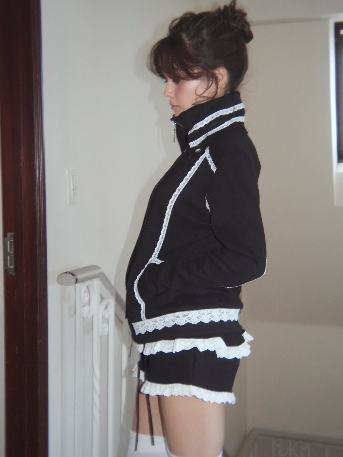 lacy piping jacket