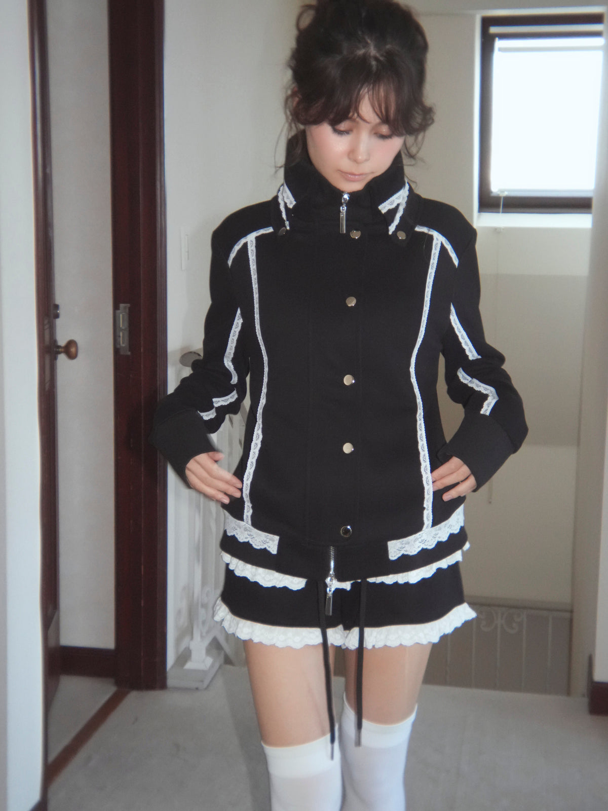 lacy piping jacket