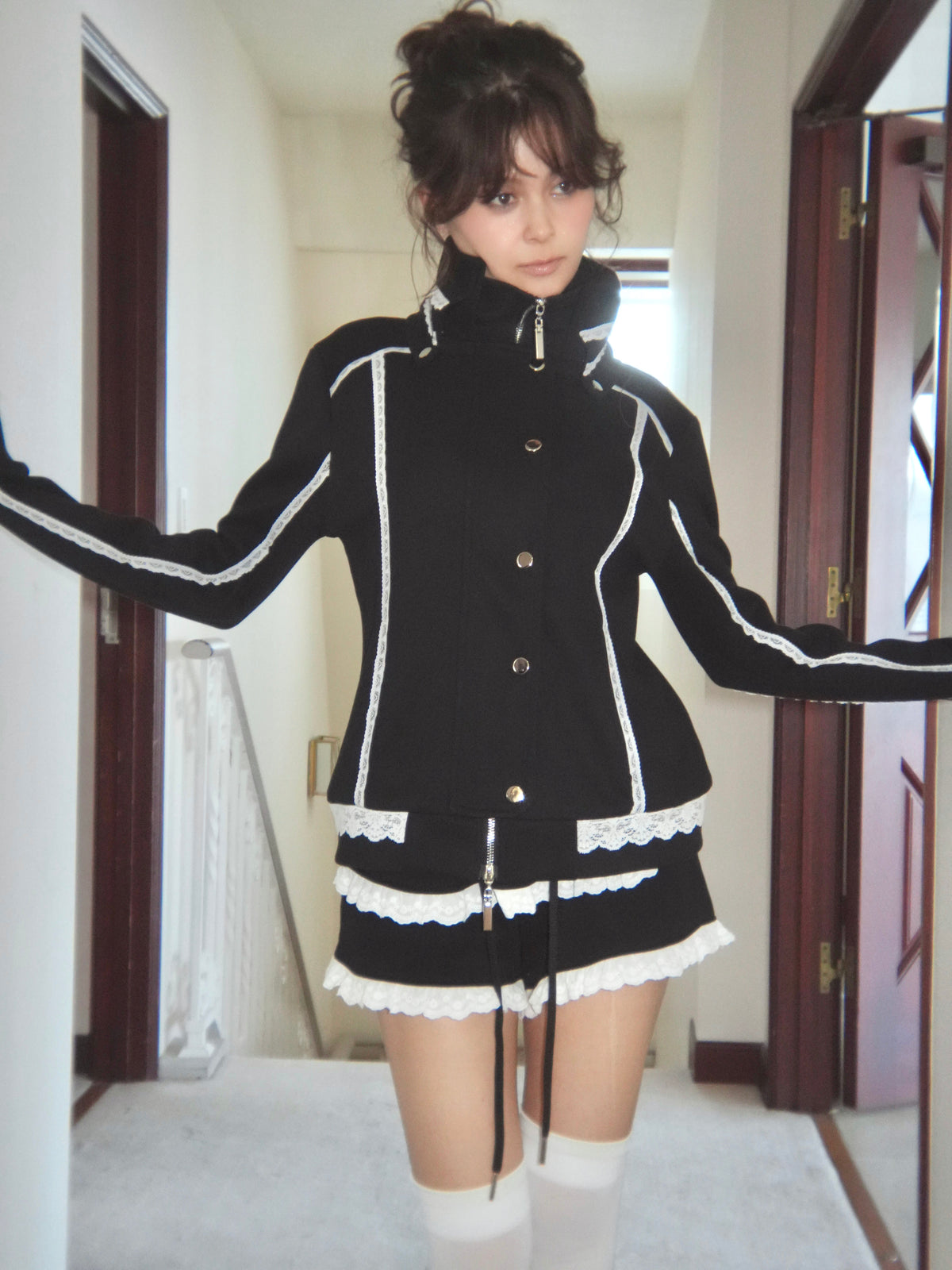 lacy piping jacket