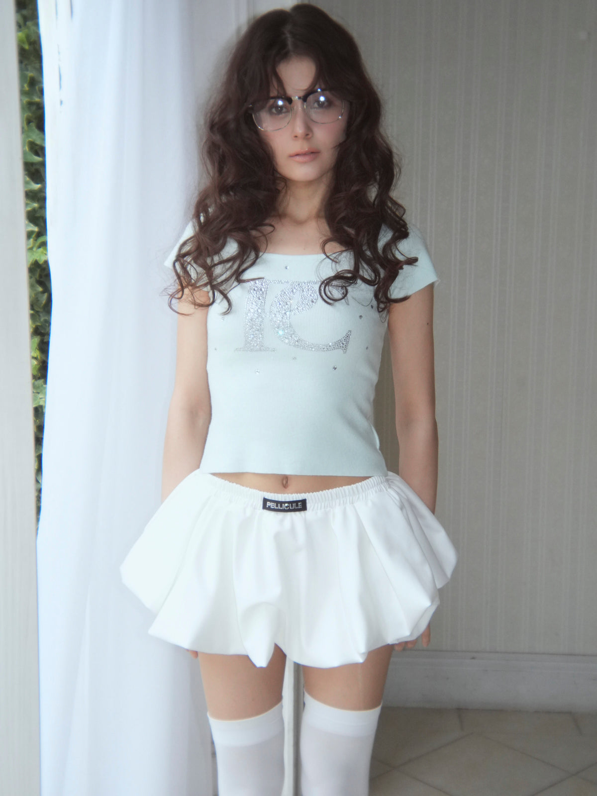 jewel powdery knit