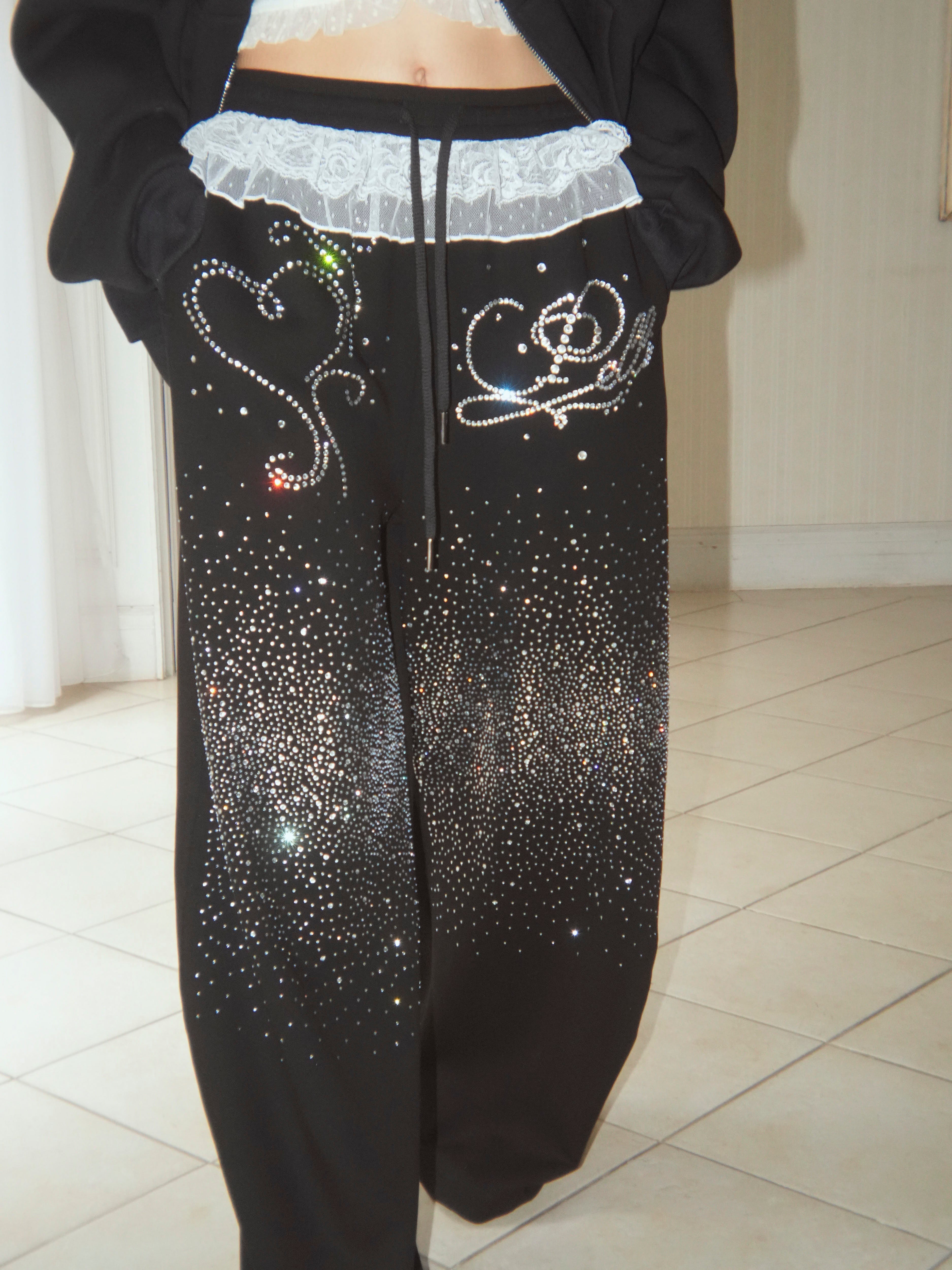 waistfrill sweat pants｜PELLICULE | ぺリキュール