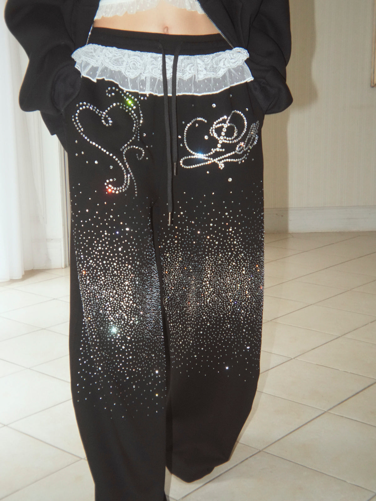 waistfrill sweat pants