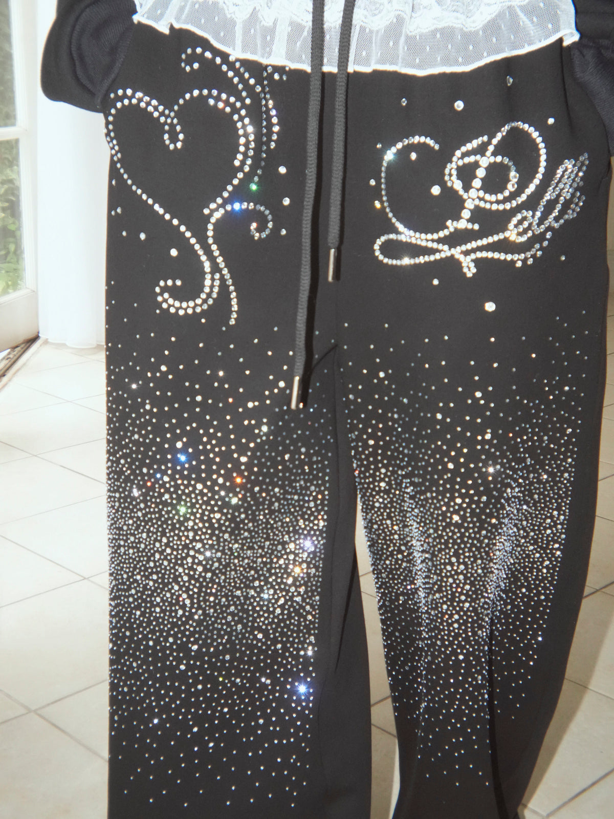 waistfrill sweat pants
