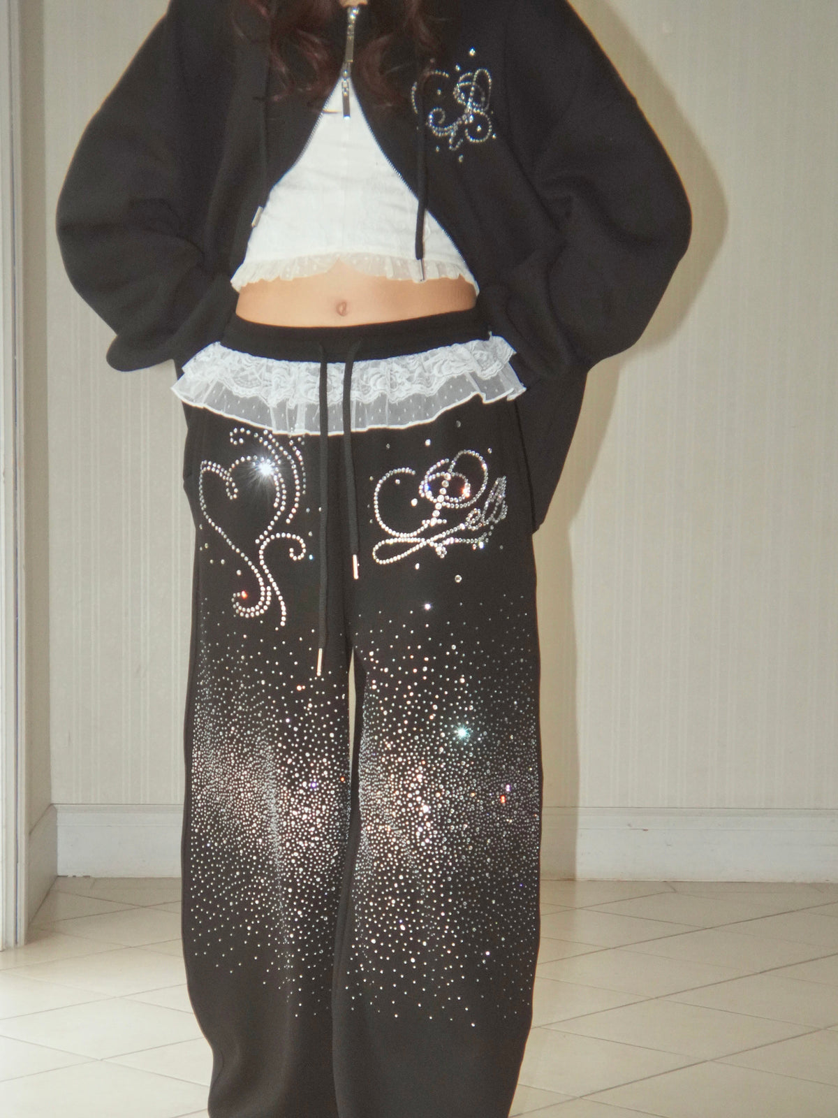 waistfrill sweat pants