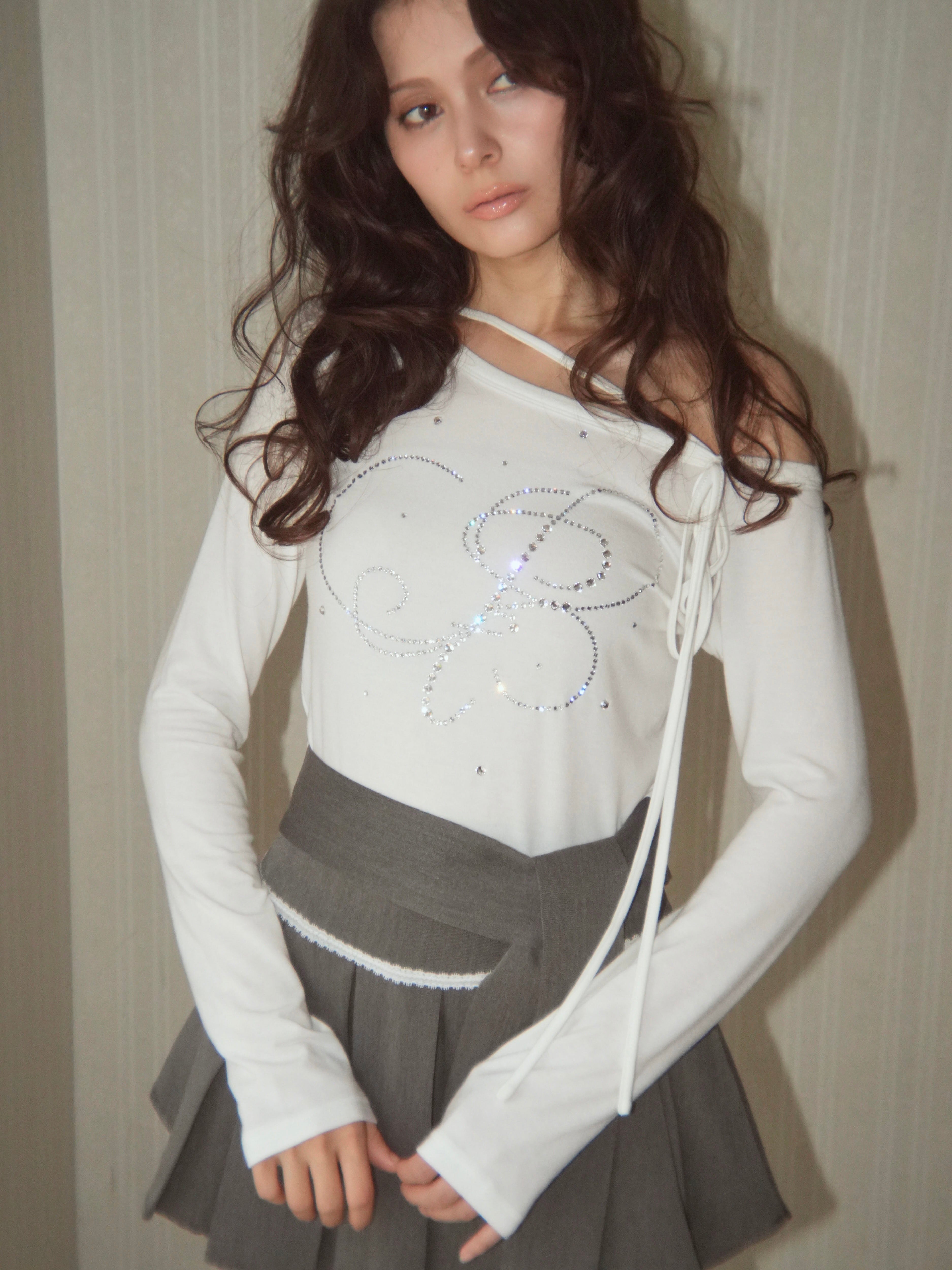 silky oneshoulder tops｜PELLICULE | ぺリキュール