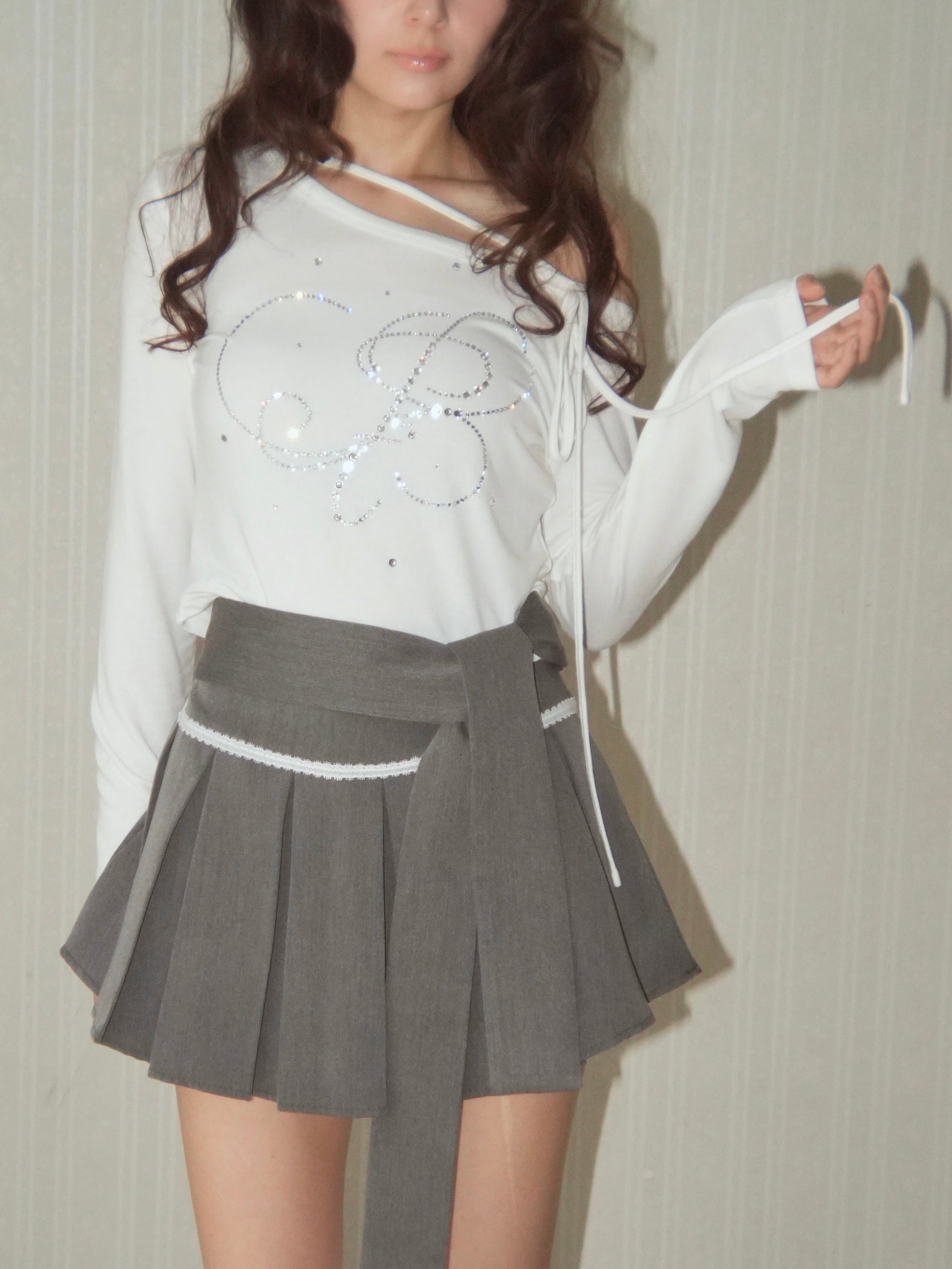 pellicule ペリキュール silky oneshoulder tp silky oneshoulder tops｜PELLICULE | ぺリキュール