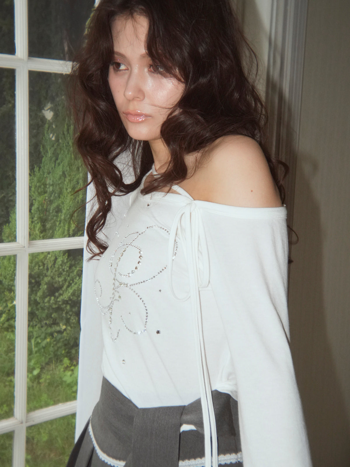 silky oneshoulder tops